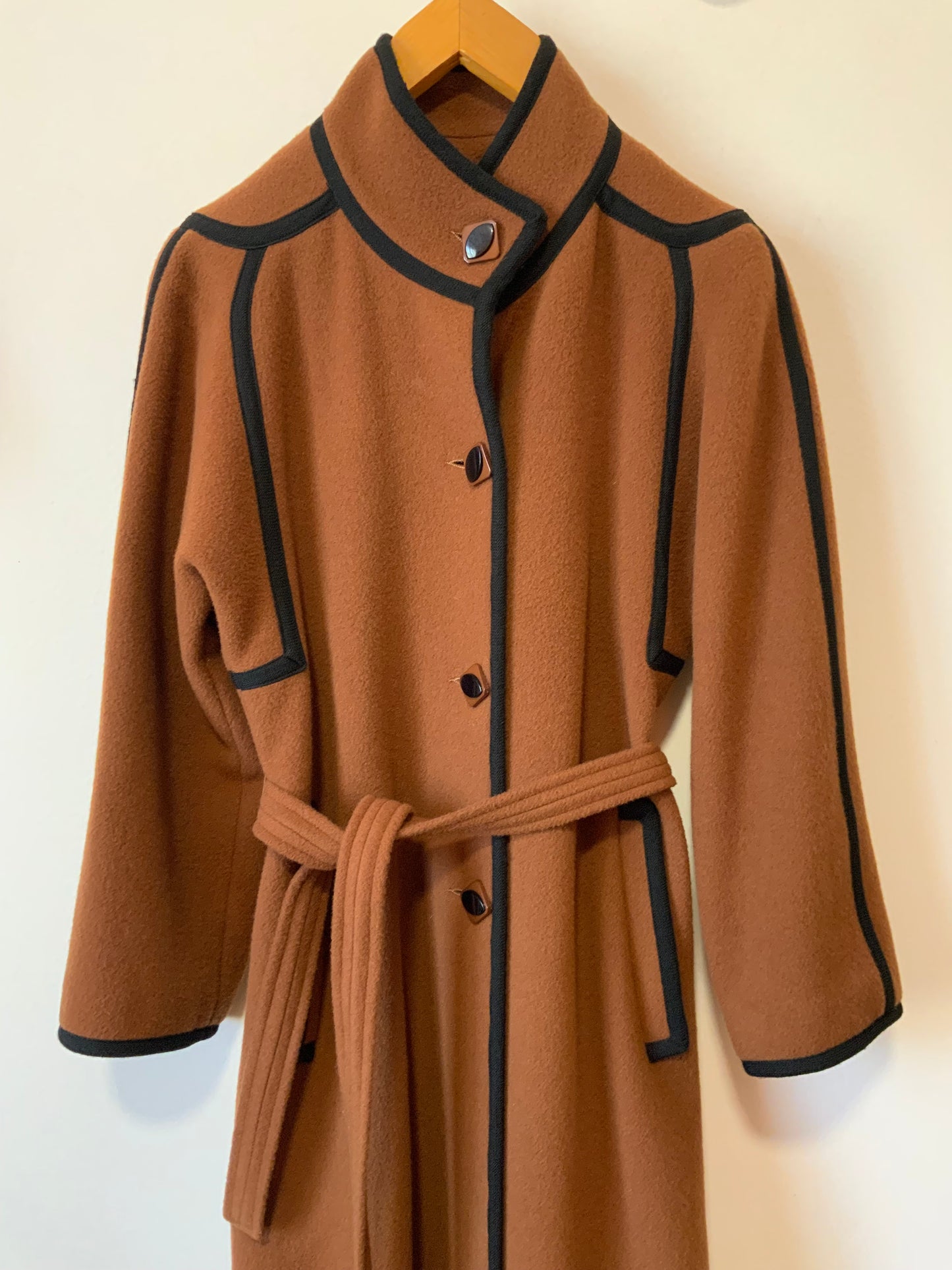 Manteau Trench Vintage 1980 Laine Original  Sublime - T38/40-