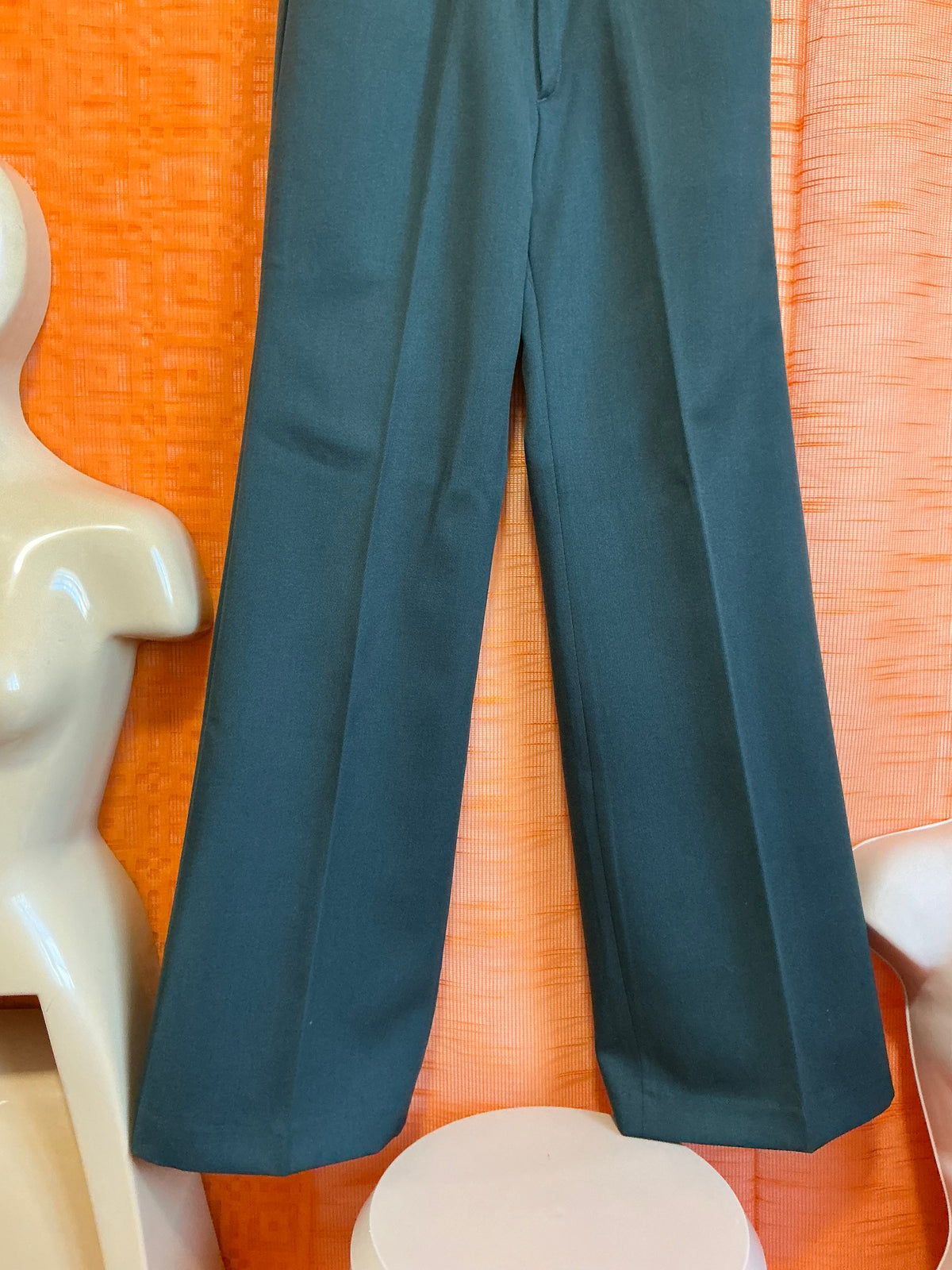 Pantalon Pattes d’éléphant Neuf Tergal avec étiquettes Vintage 1970-T36