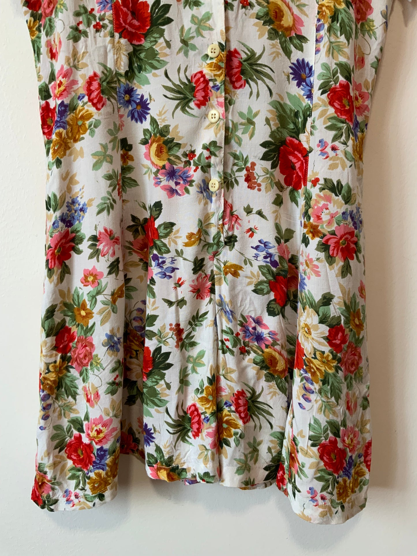 Combinaison Short à fleurs Vintage 1990- T40