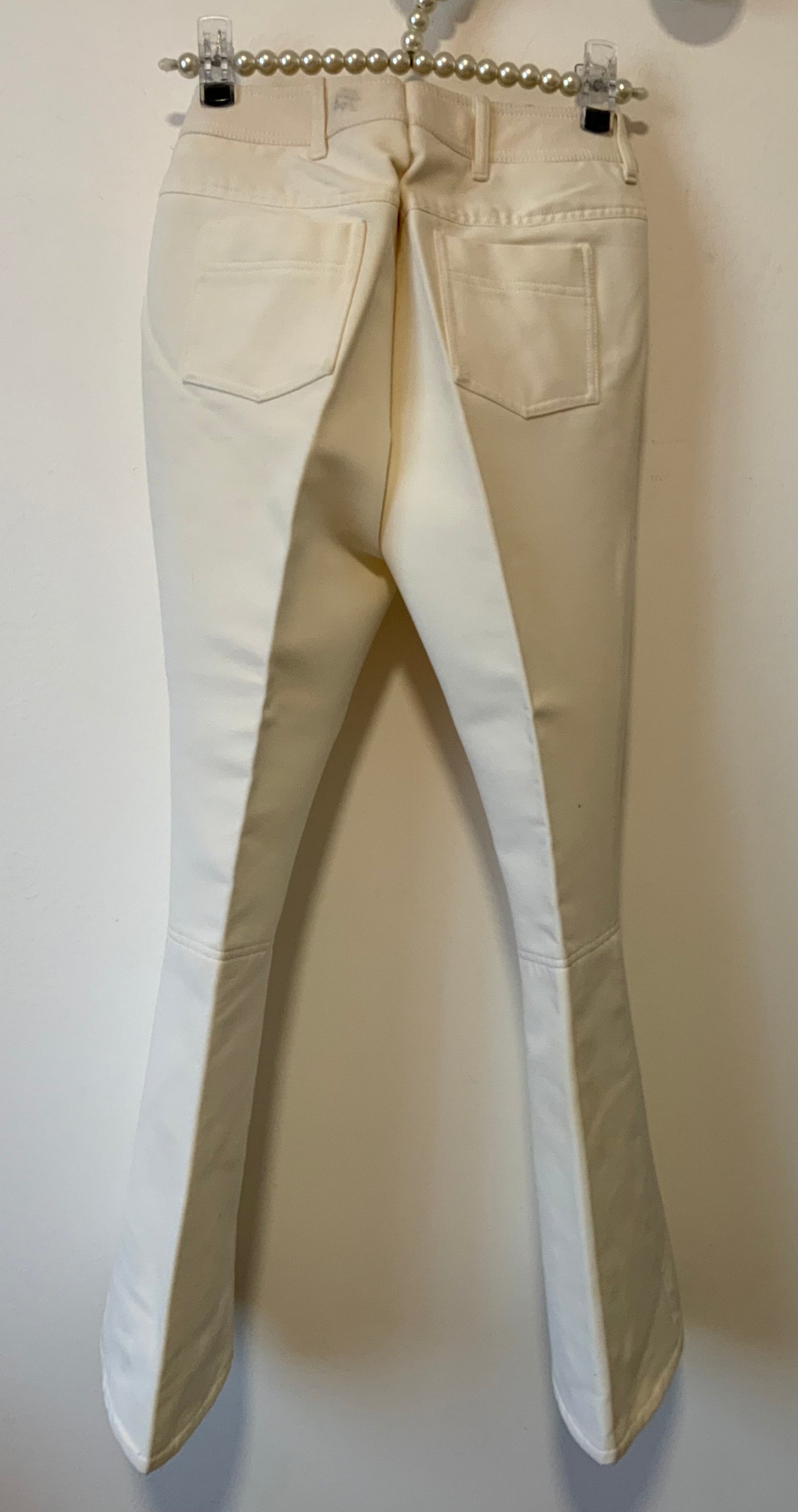 Rare et Superbe Flare 1960/70 Vintage Blanc Pur Rare Fuseau - T30/32.