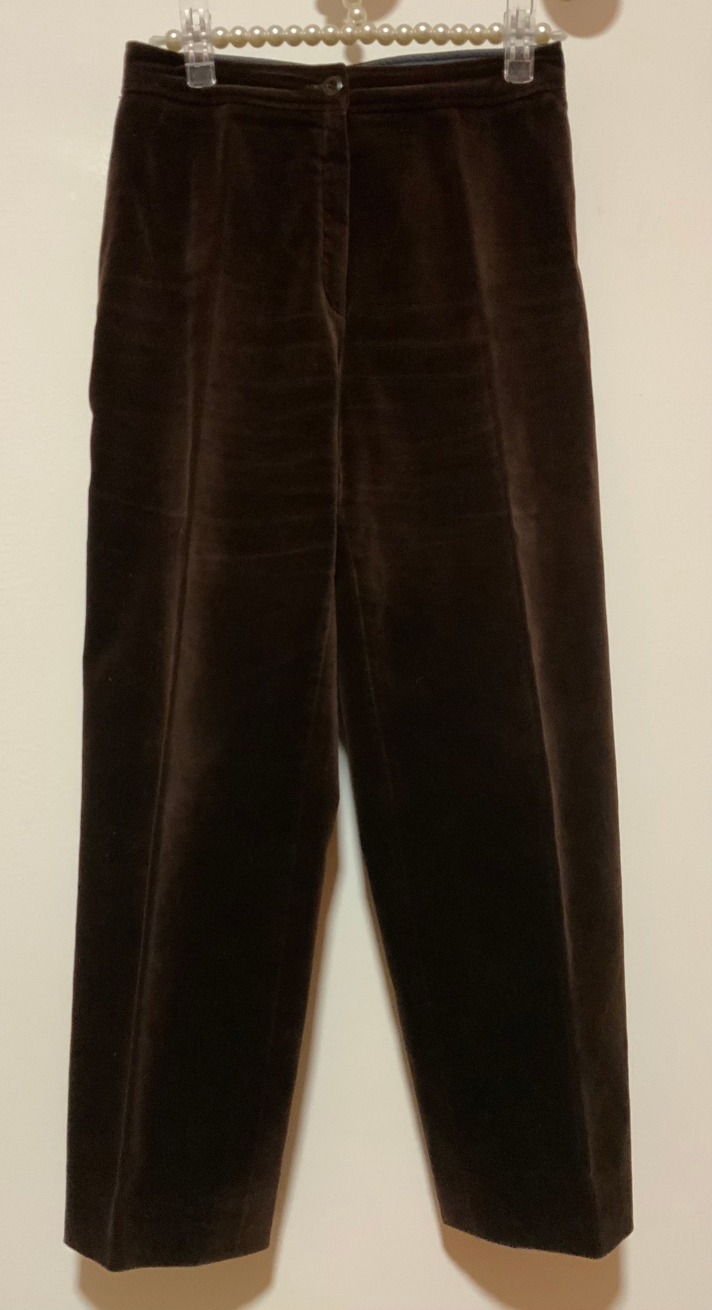 Pantalon Taille haute velours doux Vintage France