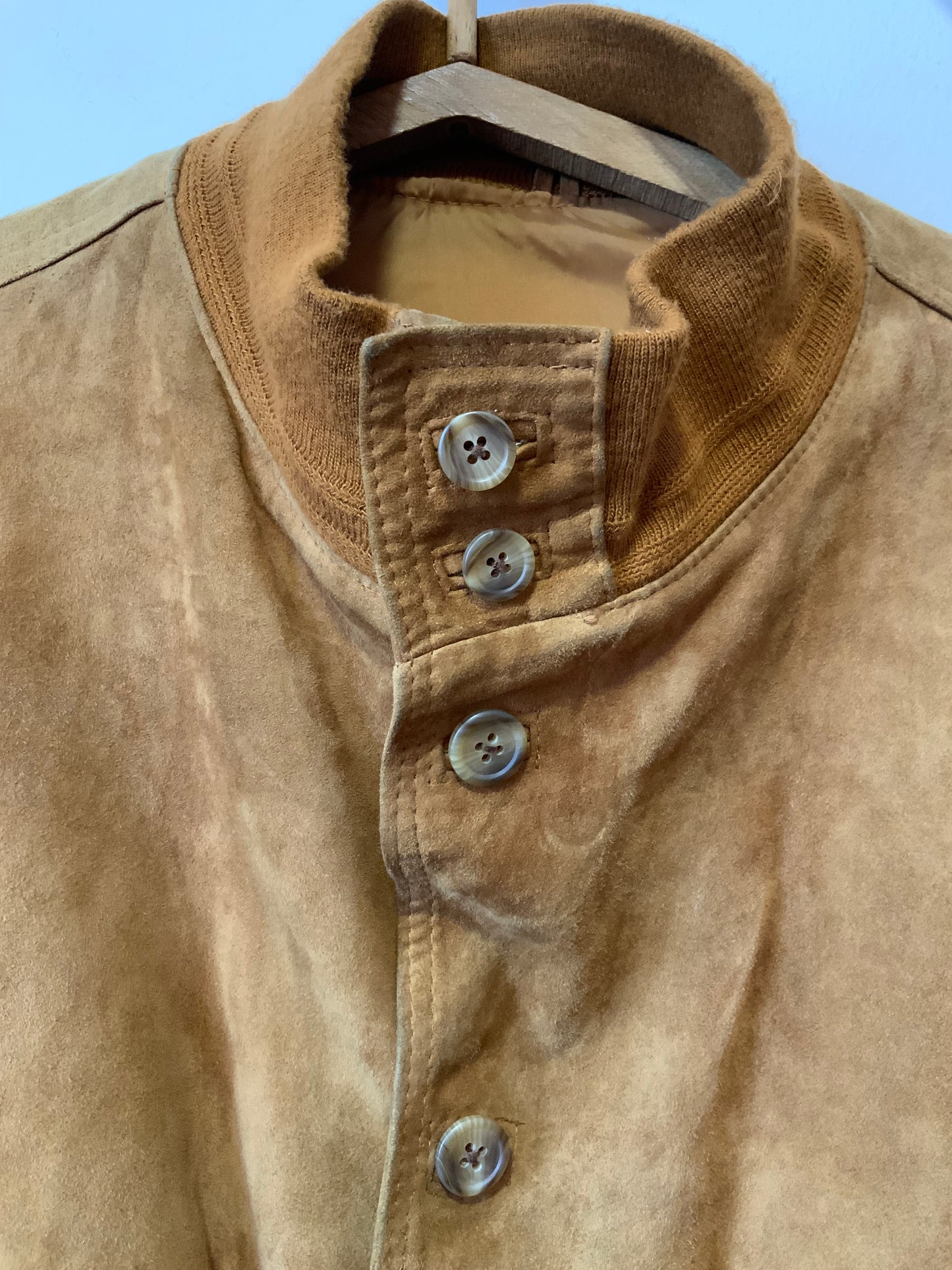 Blouson en Daim Camel Vintage 1980