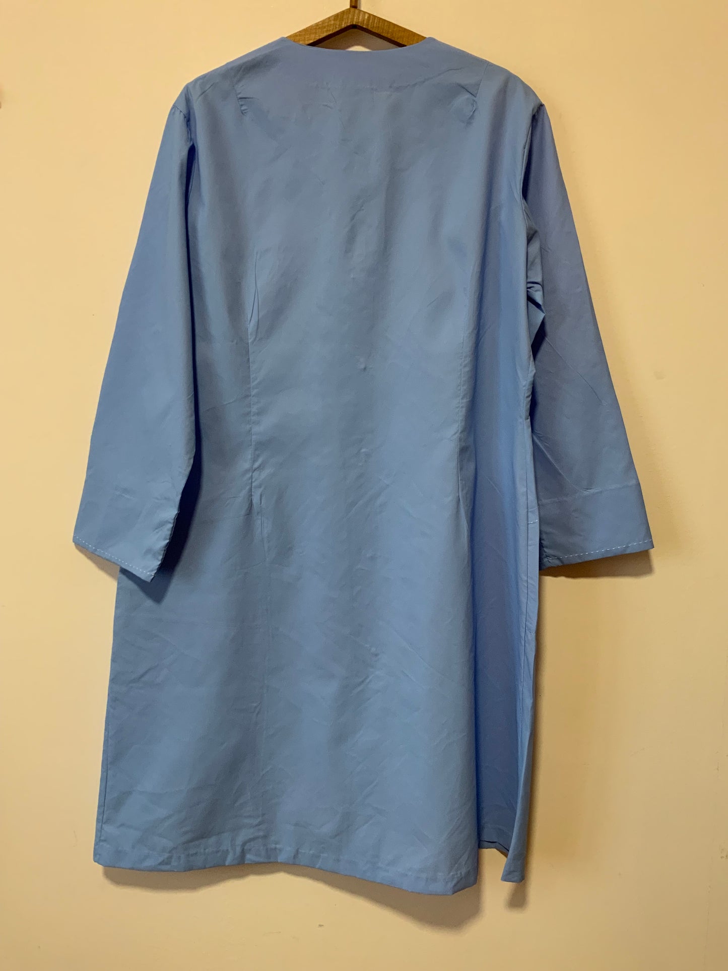 Robe boutonnée Blouse Nylon France Vintage - T58