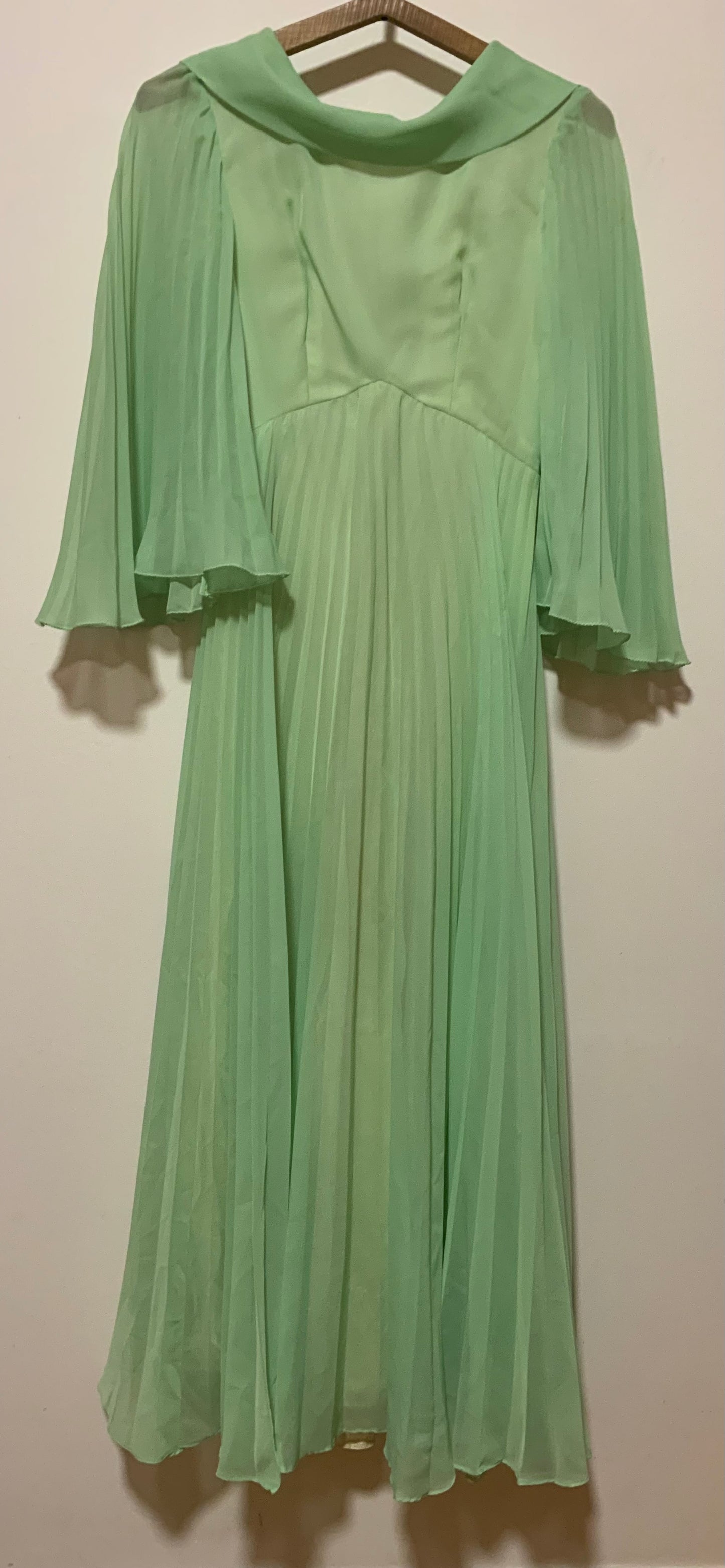Robe incroyable Plissée Création Main 1960/70 Vintage- T30/32