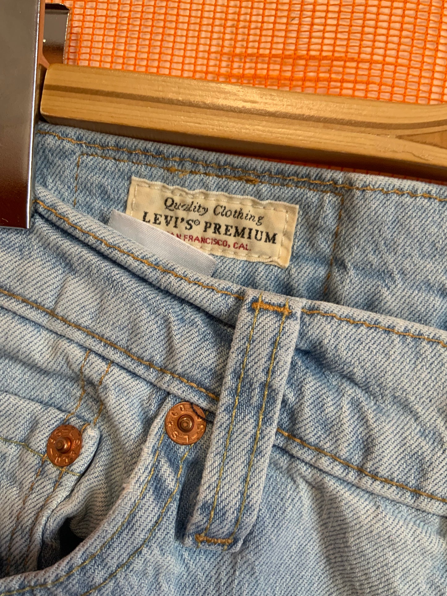 Jean Levi’s 501 Denim bleu clair - T34 W28L32