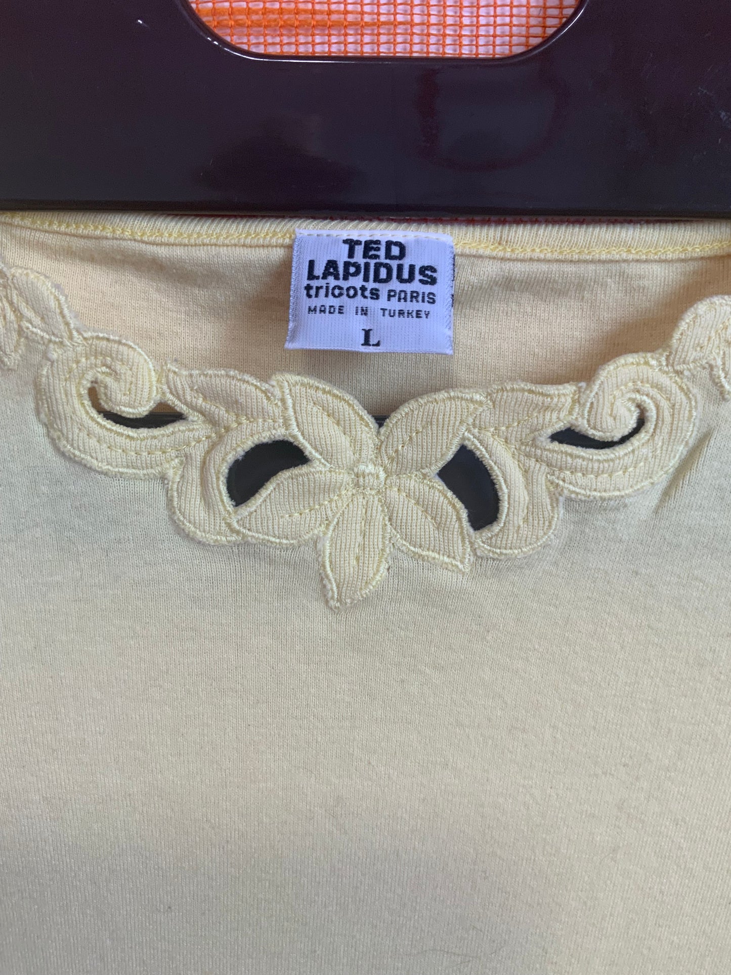 T shirt Coton Ted Lapidus Vintage 1970- T36