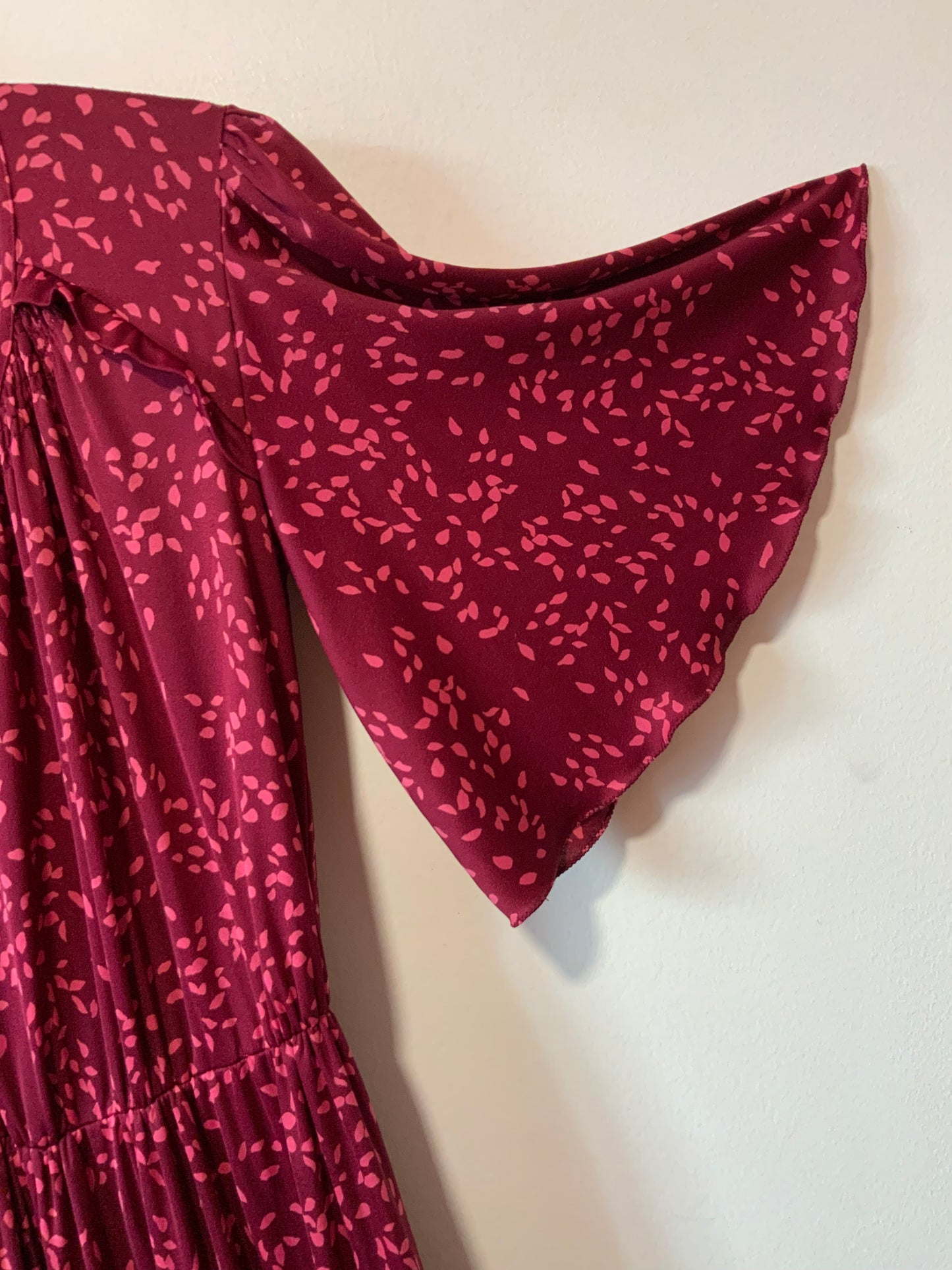 Robe élégante grandes manches Vintage- T42