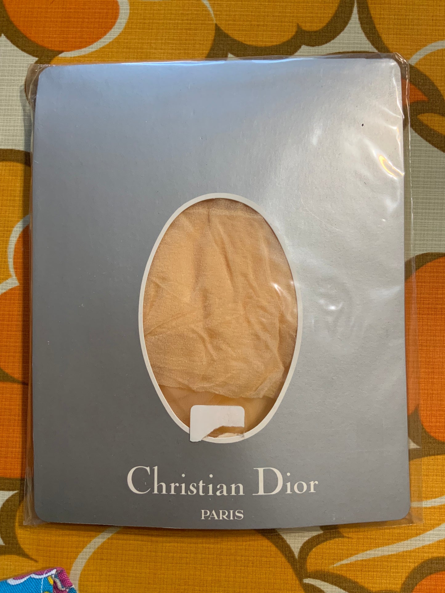 Bas Christian Dior Ancien Nude Vintage