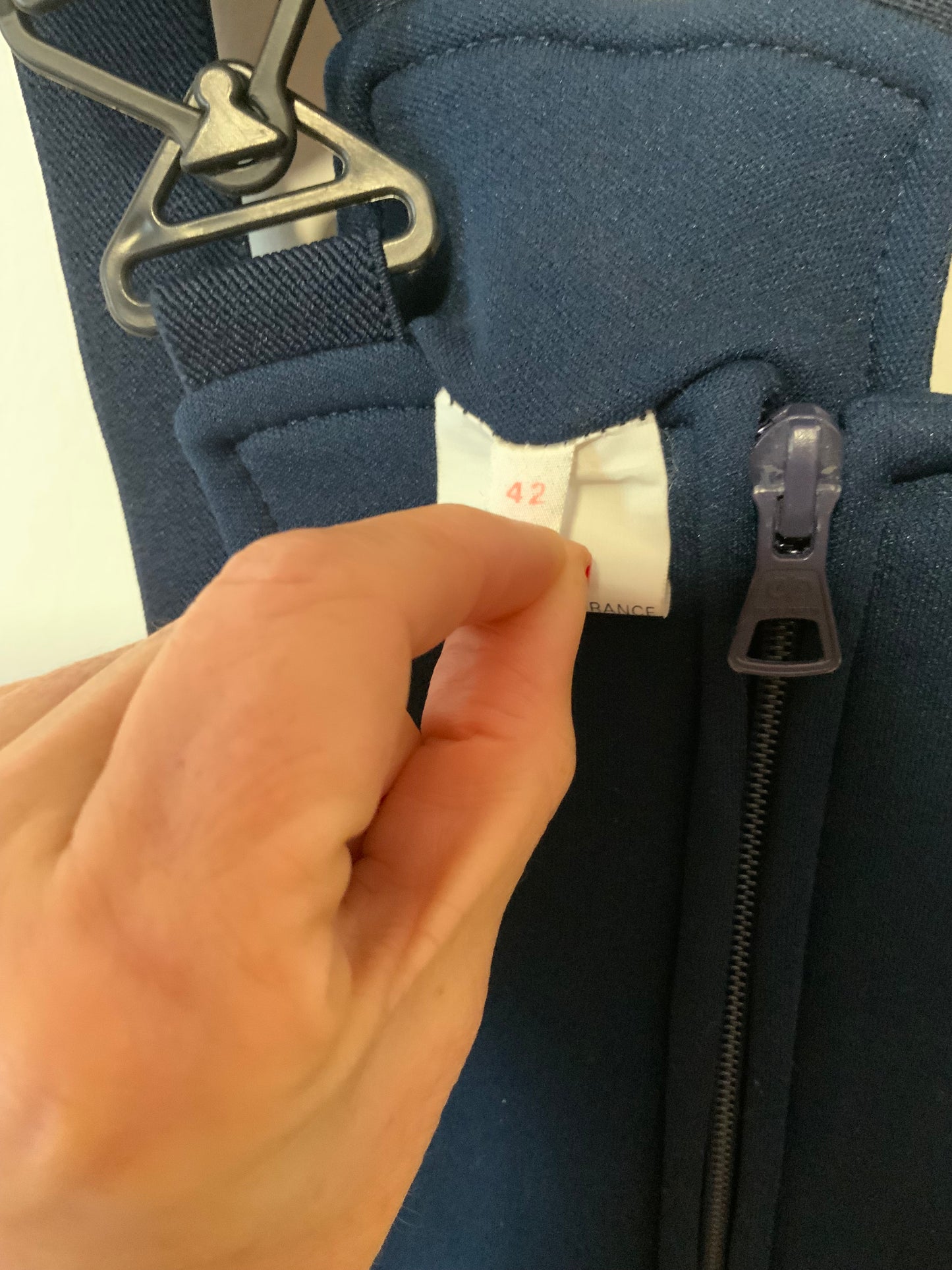 Salopette de ski Fuseau avec renforts Sports d’hiver 1970/80 France Vintage