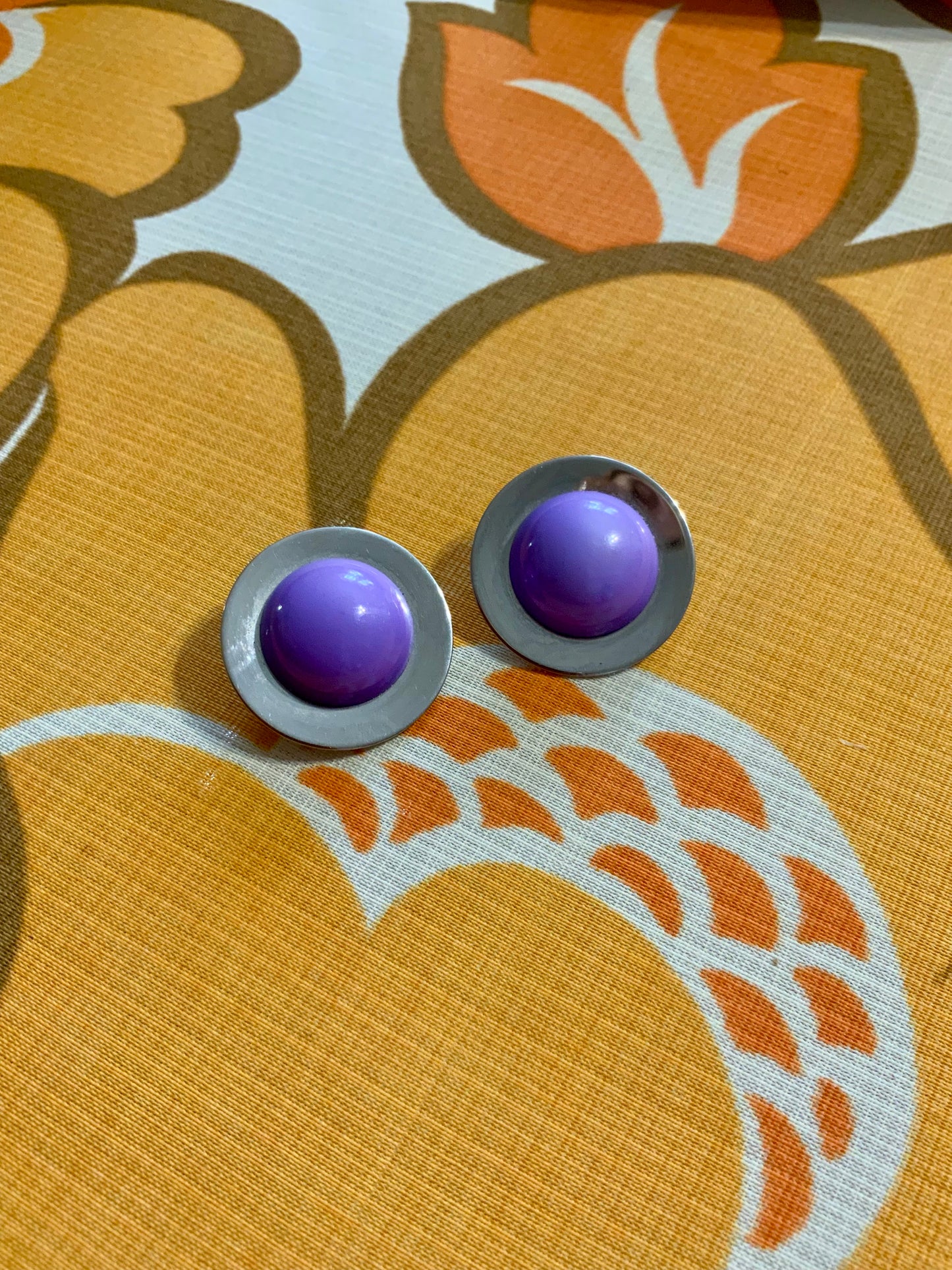 Boucles d’oreilles Design Pur Vintage 1980