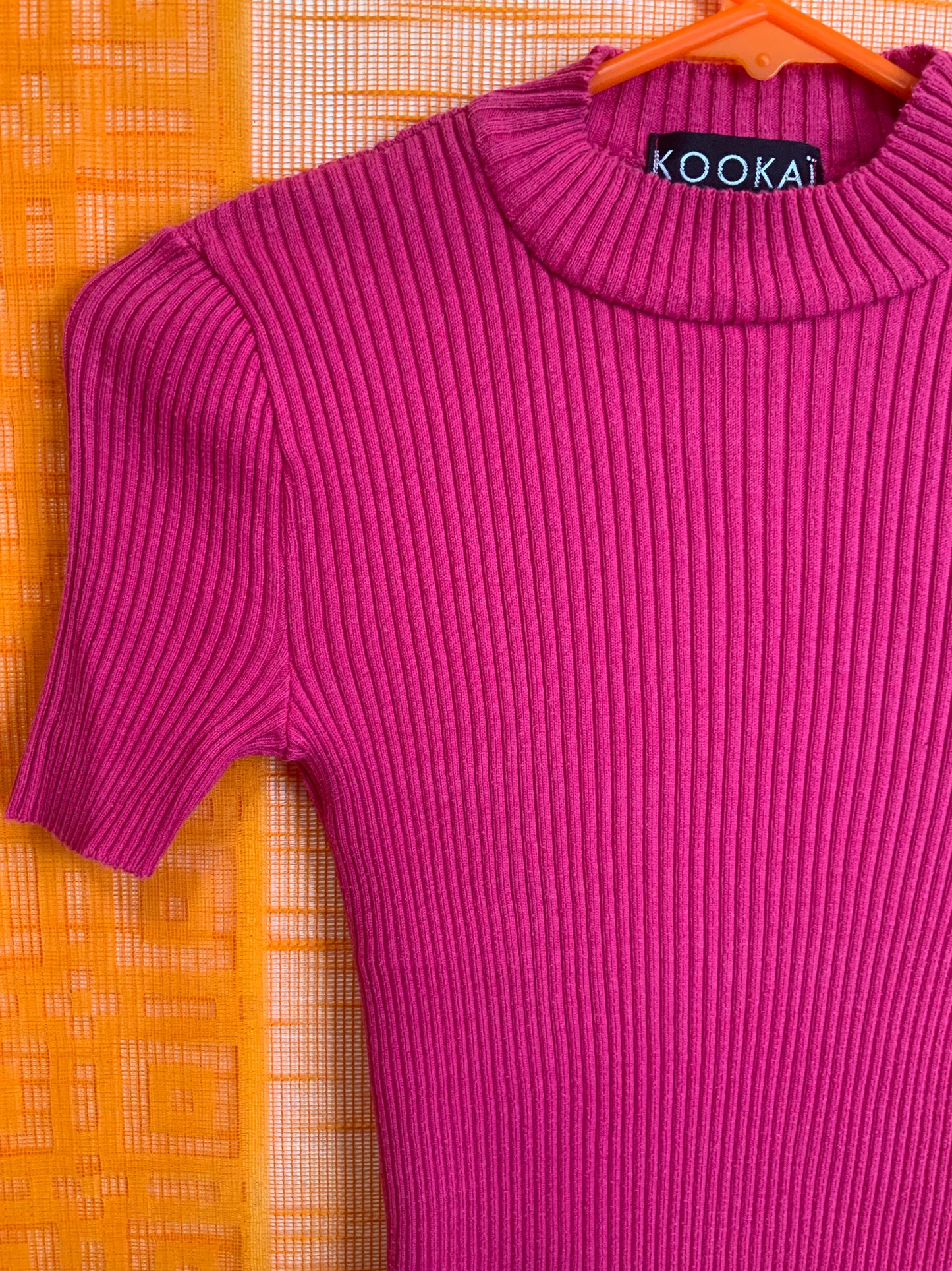 Pull chaussette Rose bonbon Vintage 1990 Kookai - T36