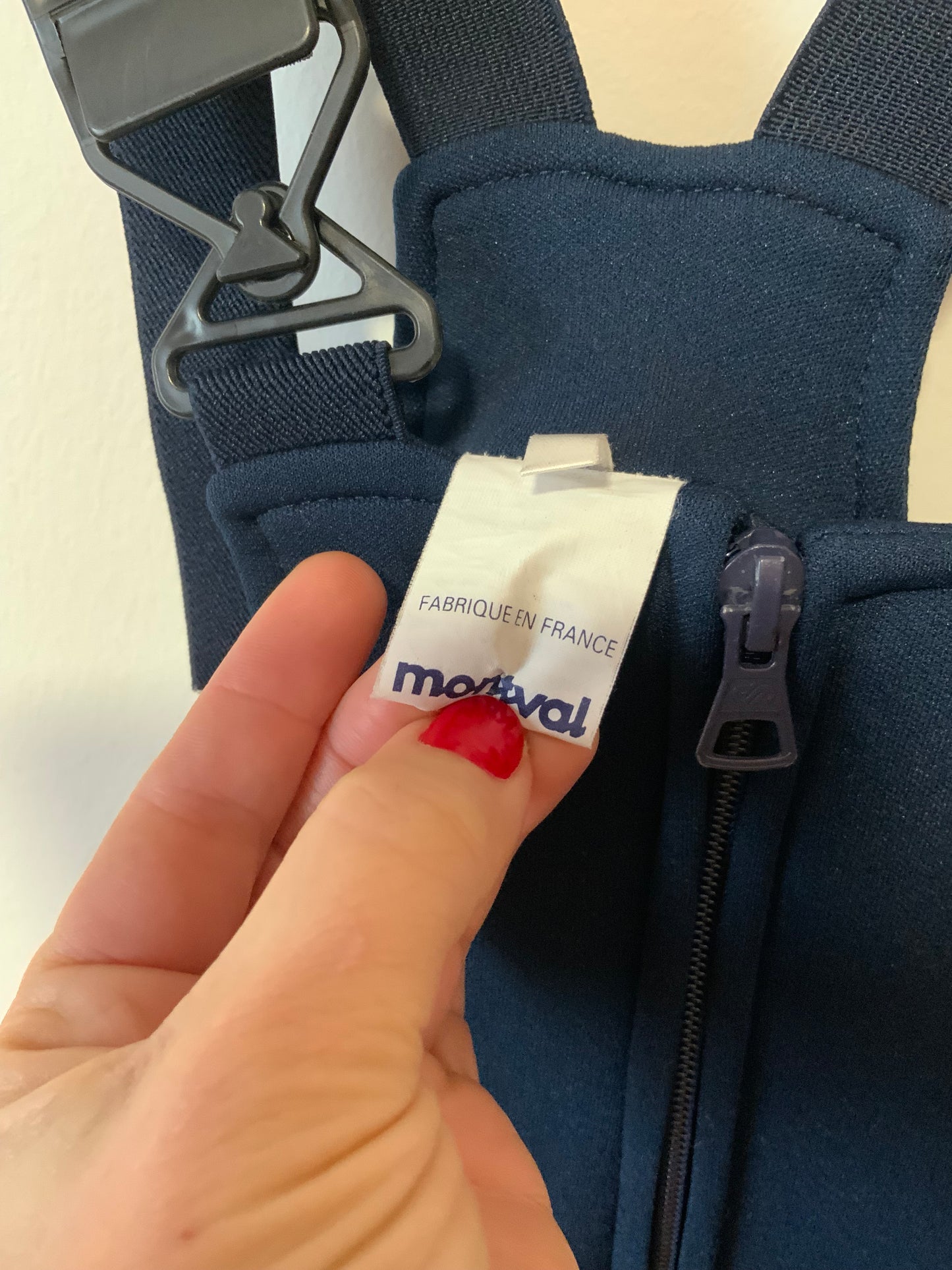 Salopette de ski Fuseau avec renforts Sports d’hiver 1970/80 France Vintage