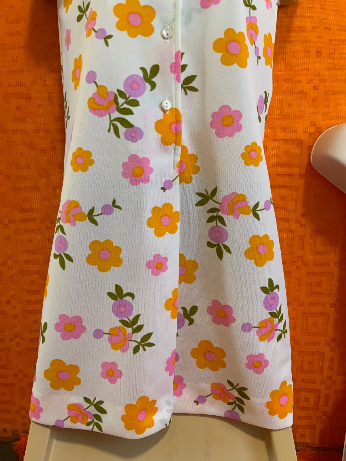 Mini Robe Trapèze Vintage 1970 a fleurs- T36.