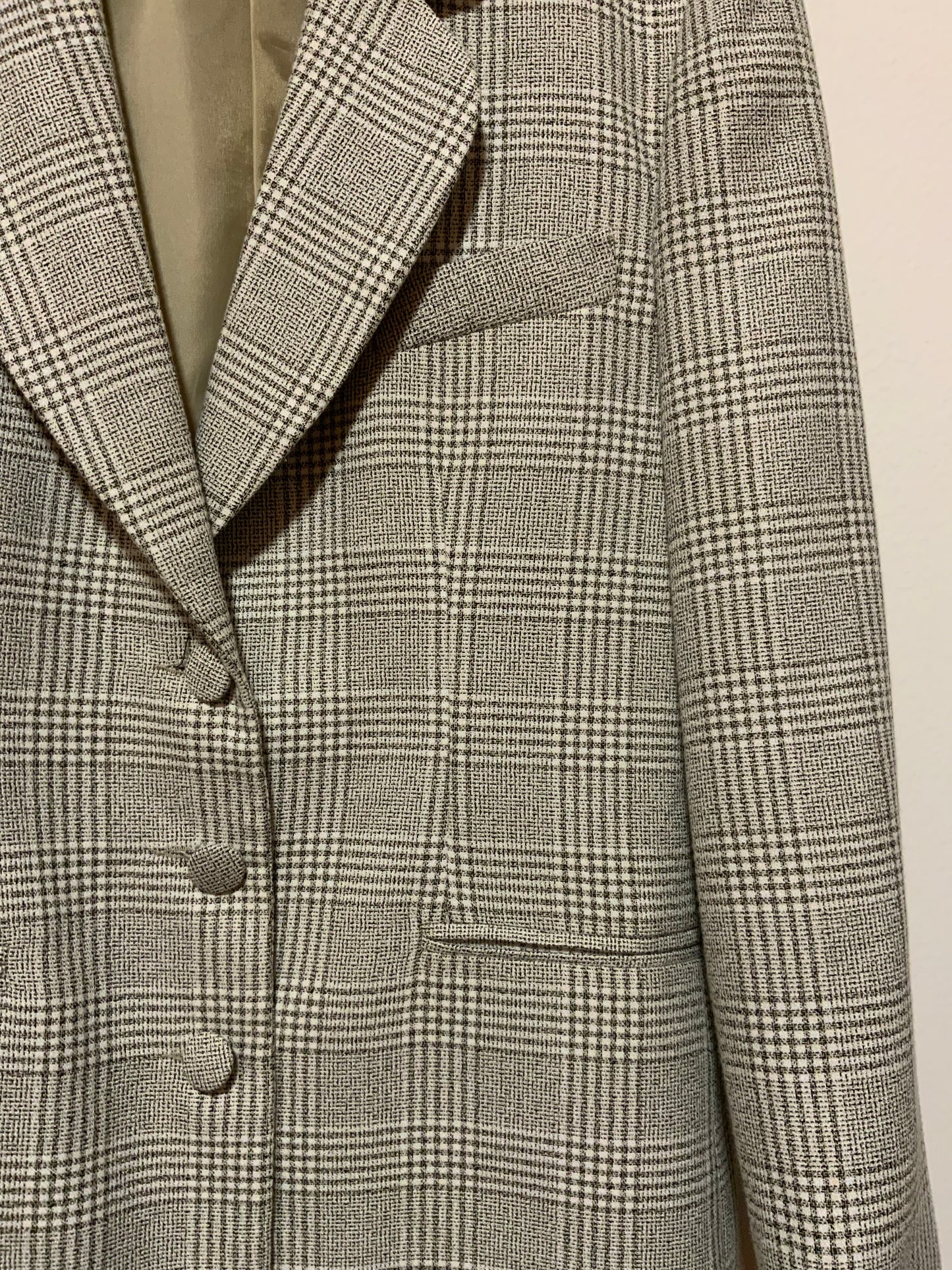 Veste Carreaux Prince de Galles Vintage 90’