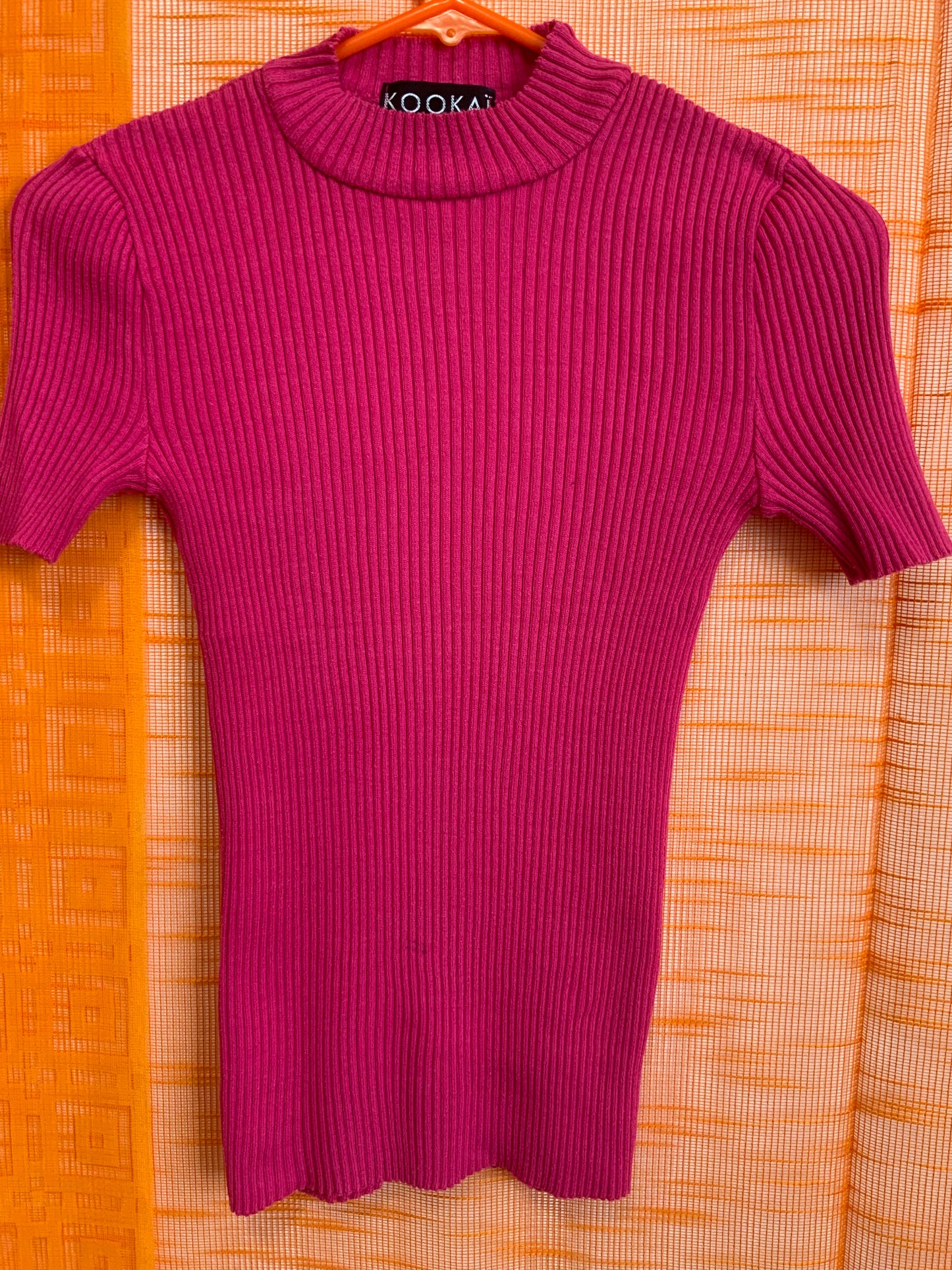 Pull chaussette Rose bonbon Vintage 1990 Kookai - T36