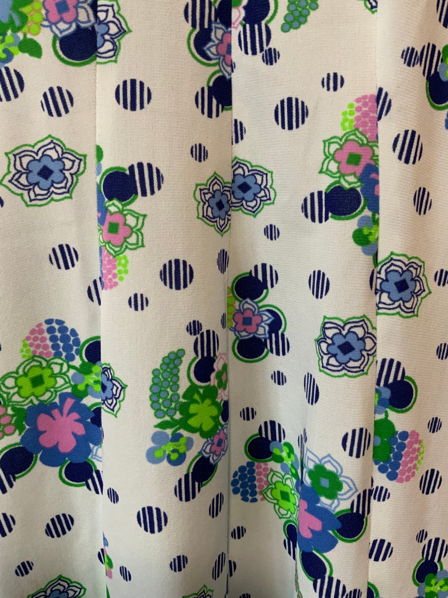 Robe à fleurs Vintage 1970-T38/40