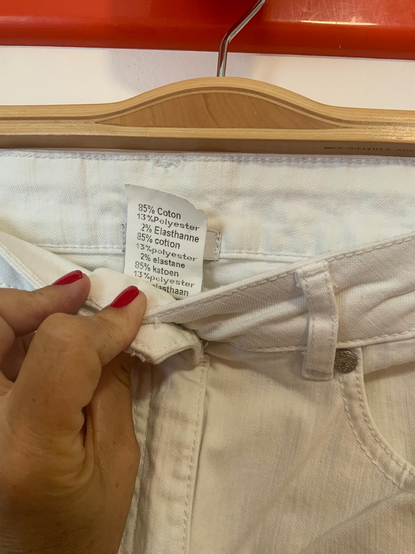Jean denim blanc Vintage 2000- T36