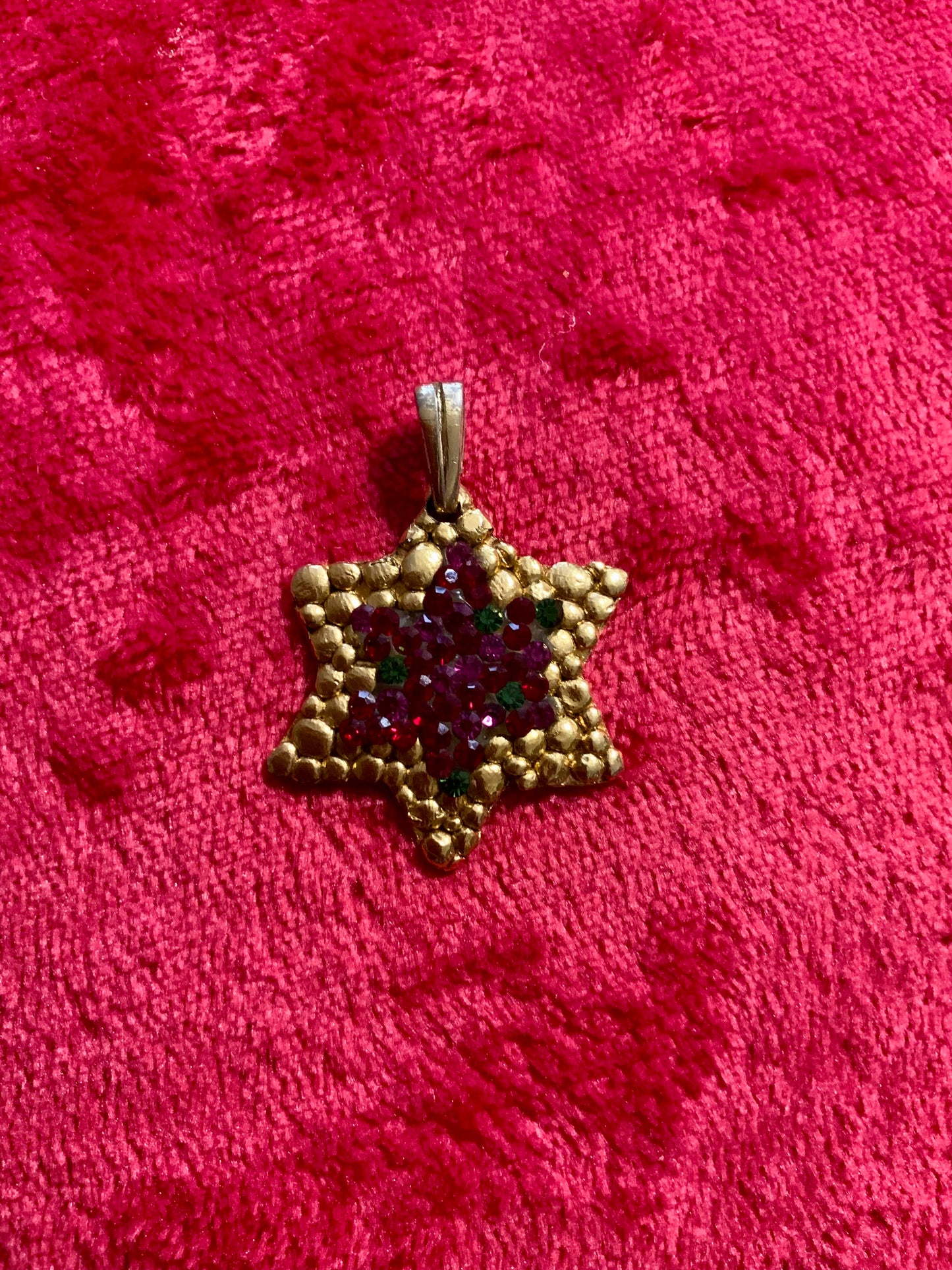 Étoile Strass Pendentif Haut de gamme Jacky de G. Vintage Chic-