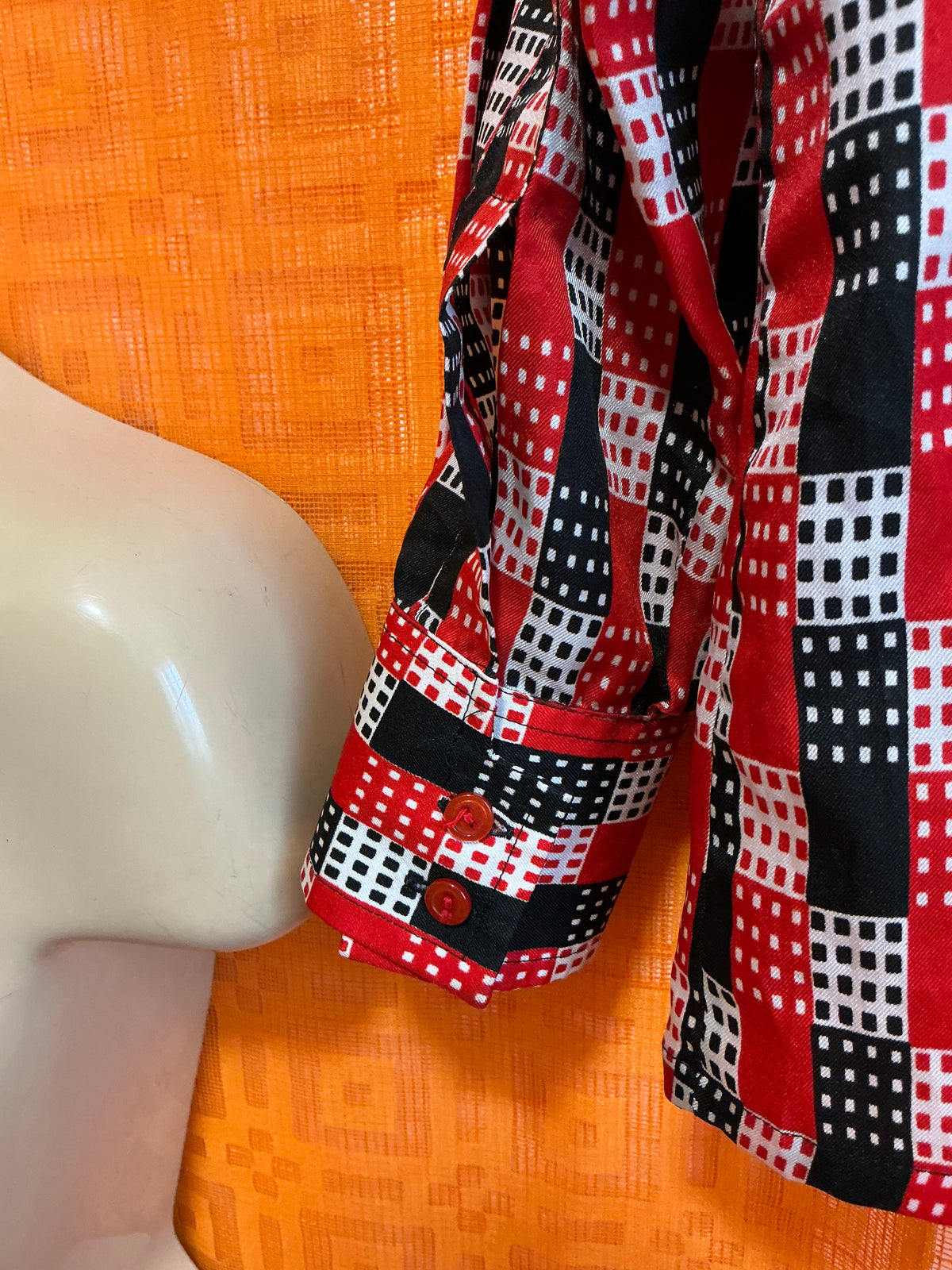 Chemise Superbe Vintage Seventies Col pelle à tartes -T44