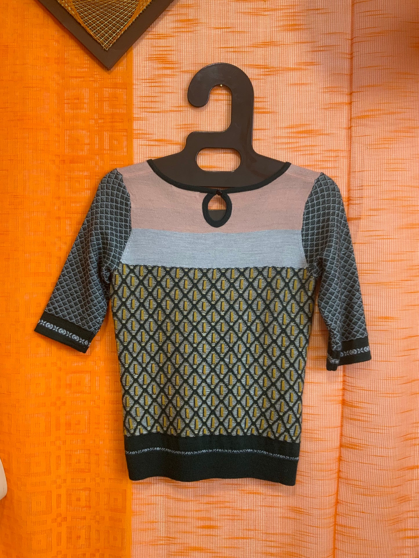 Ensemble Vintage 2000’ Jupe droite et son pull Laine - T34/36