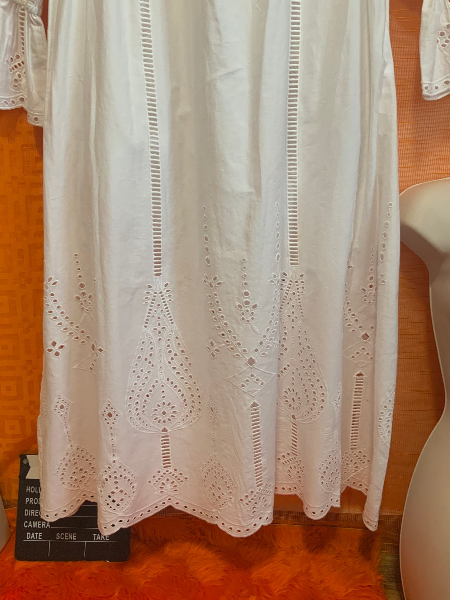 The Kooples Robe Longue Boheme Broderies Élégance - T1