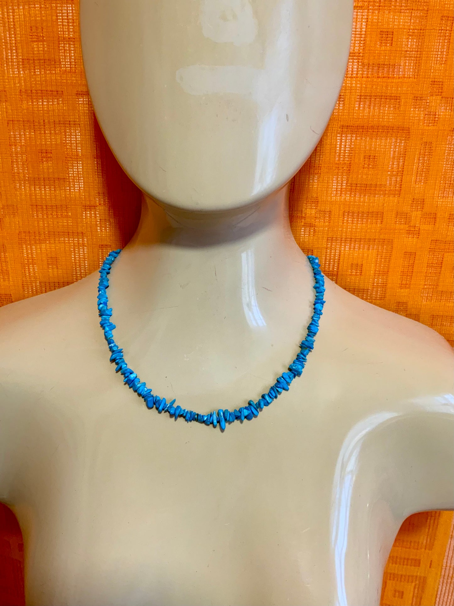 Collier Ancien Pierres de turquoise Vintage Authentique