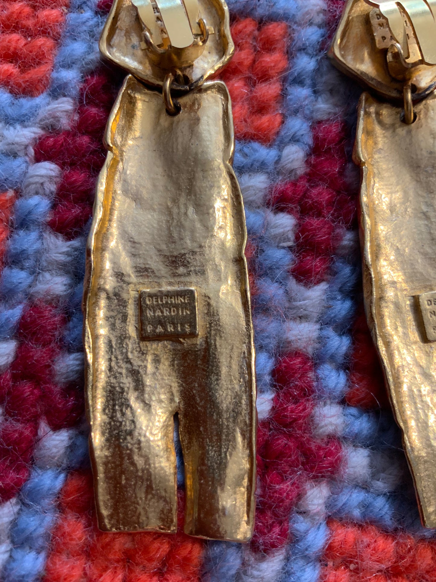 Boucles d’oreilles Delphine Nardin Paris Vintage Luxe.
