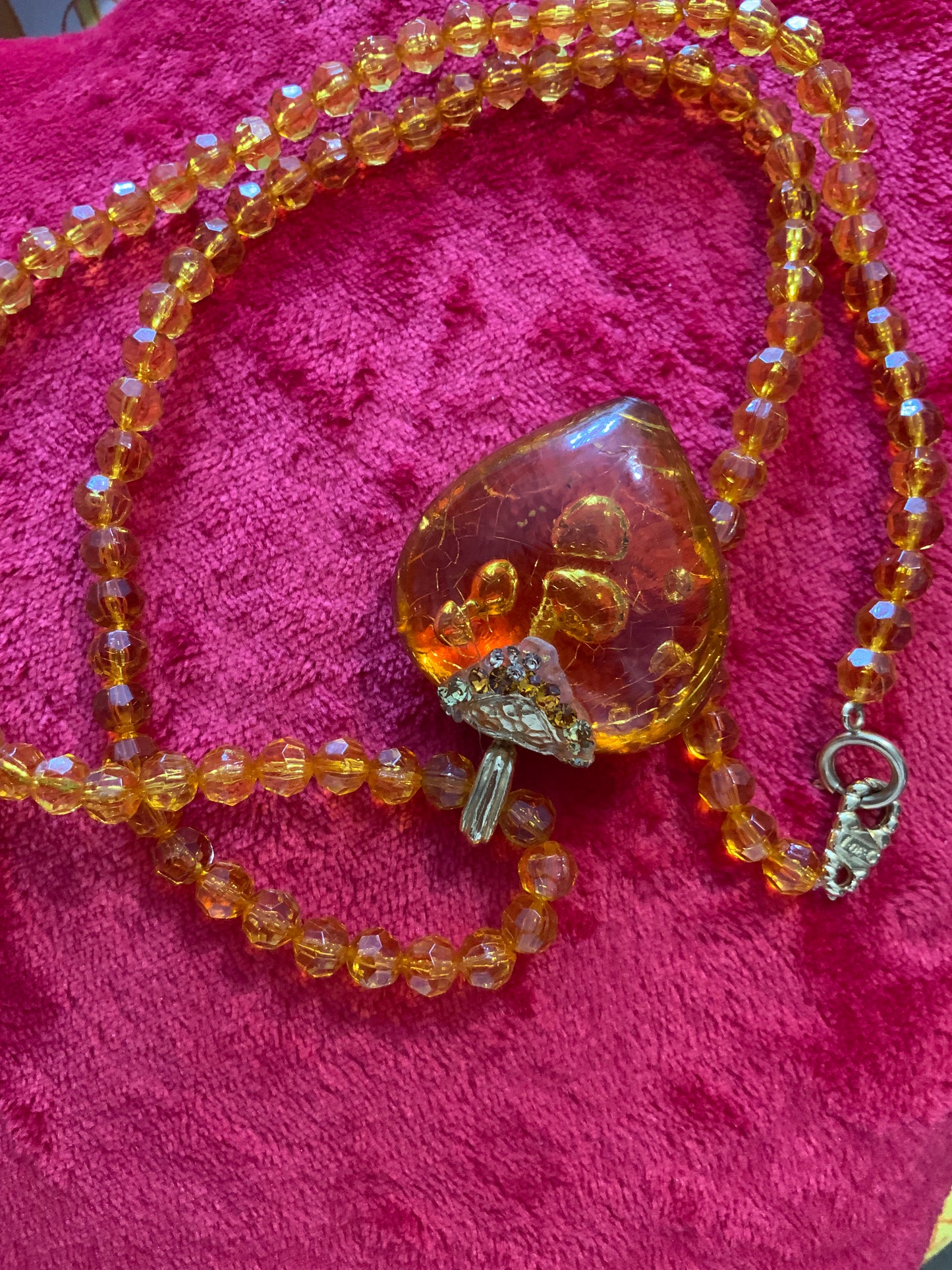 Collier Perles Coeur Jacky de G Vintage Chic