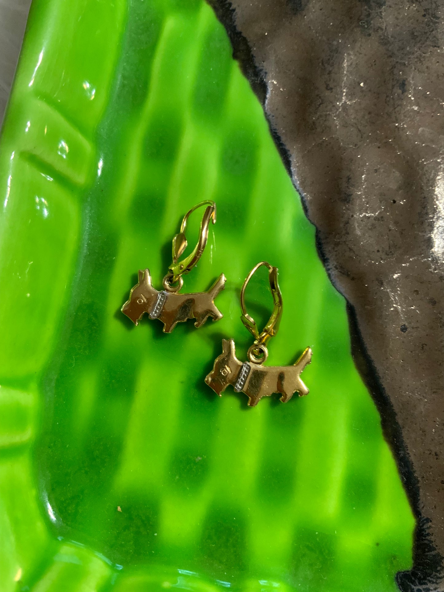 Boucles d’oreilles Agatha Vintage Chiens Logo