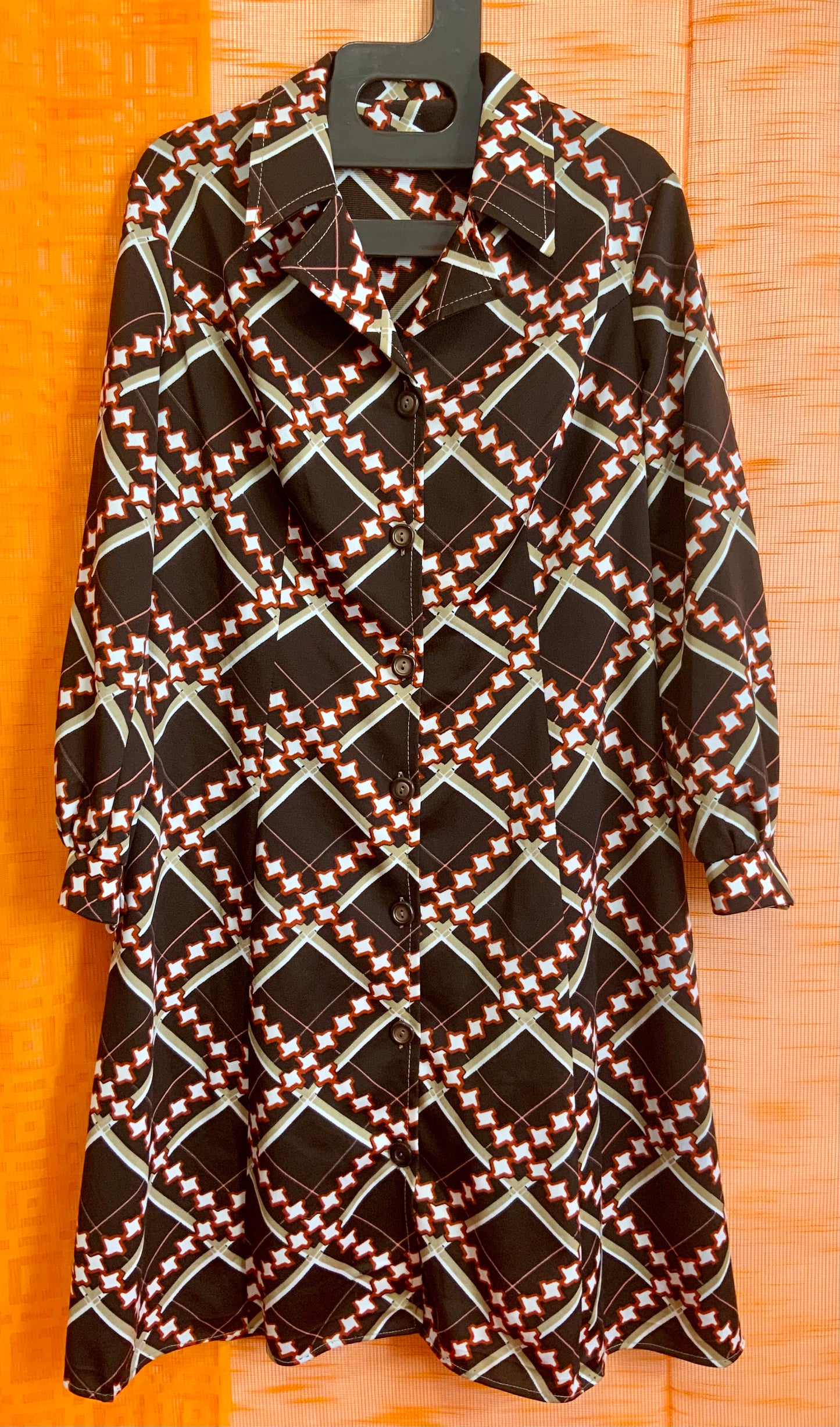 Robe de création Vintage 1980 Pelle à tartes-T46