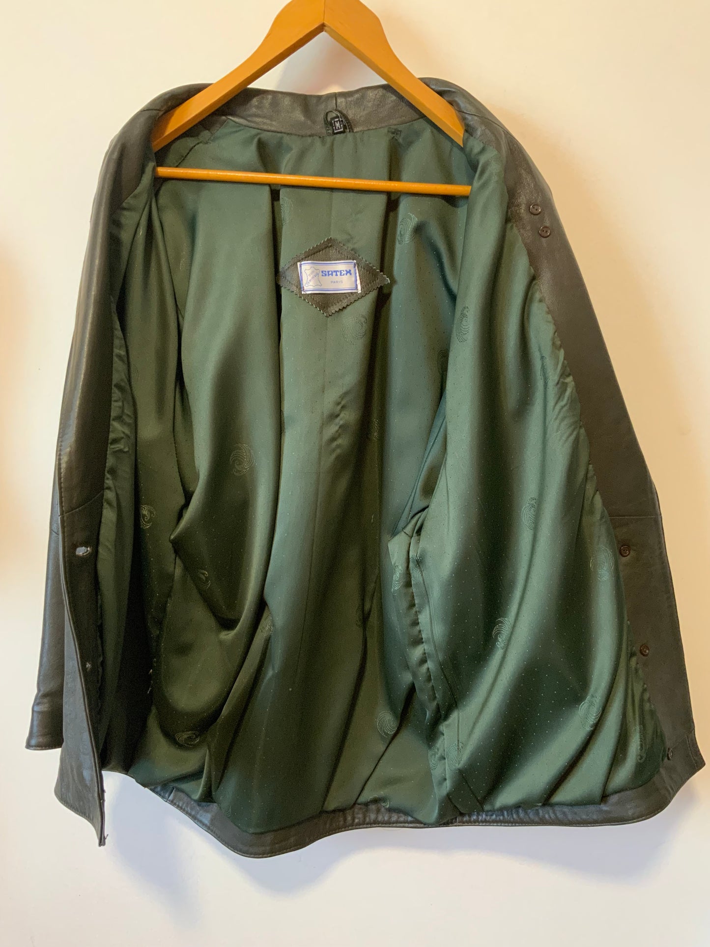 Veste en cuir 3/4 Belle Forme- Vintage 1980/90 TU.