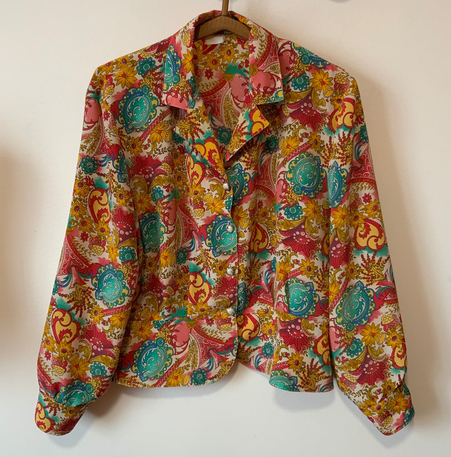 Chemisier Fleurs Vintage Élégance - TU