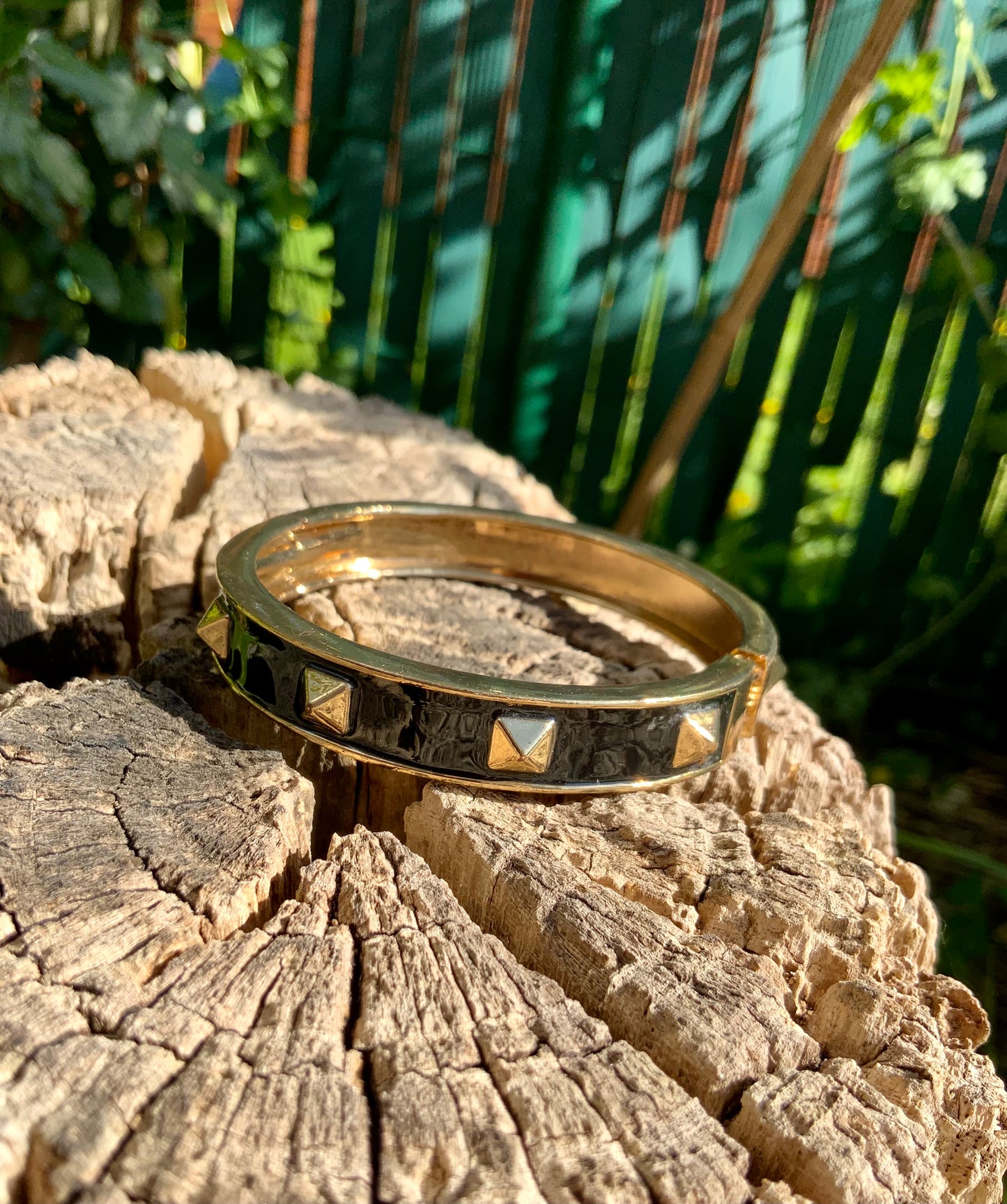 Bracelet Rigide métal Vintage 1980-