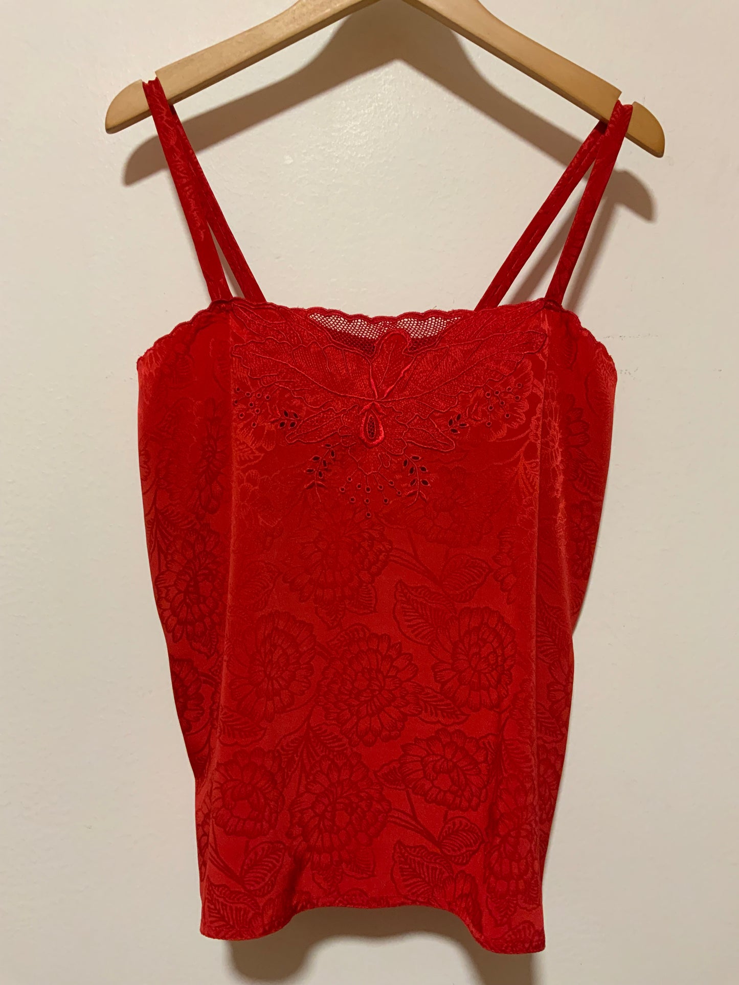 Ensemble Rouge Vintage 1980 Élégance - T42-