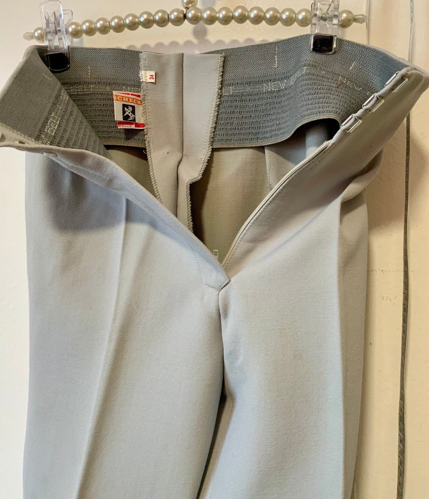 Rare Flare Fuseau Pattes d’éléphant Vintage 1960/70 Cuir - T30/32.