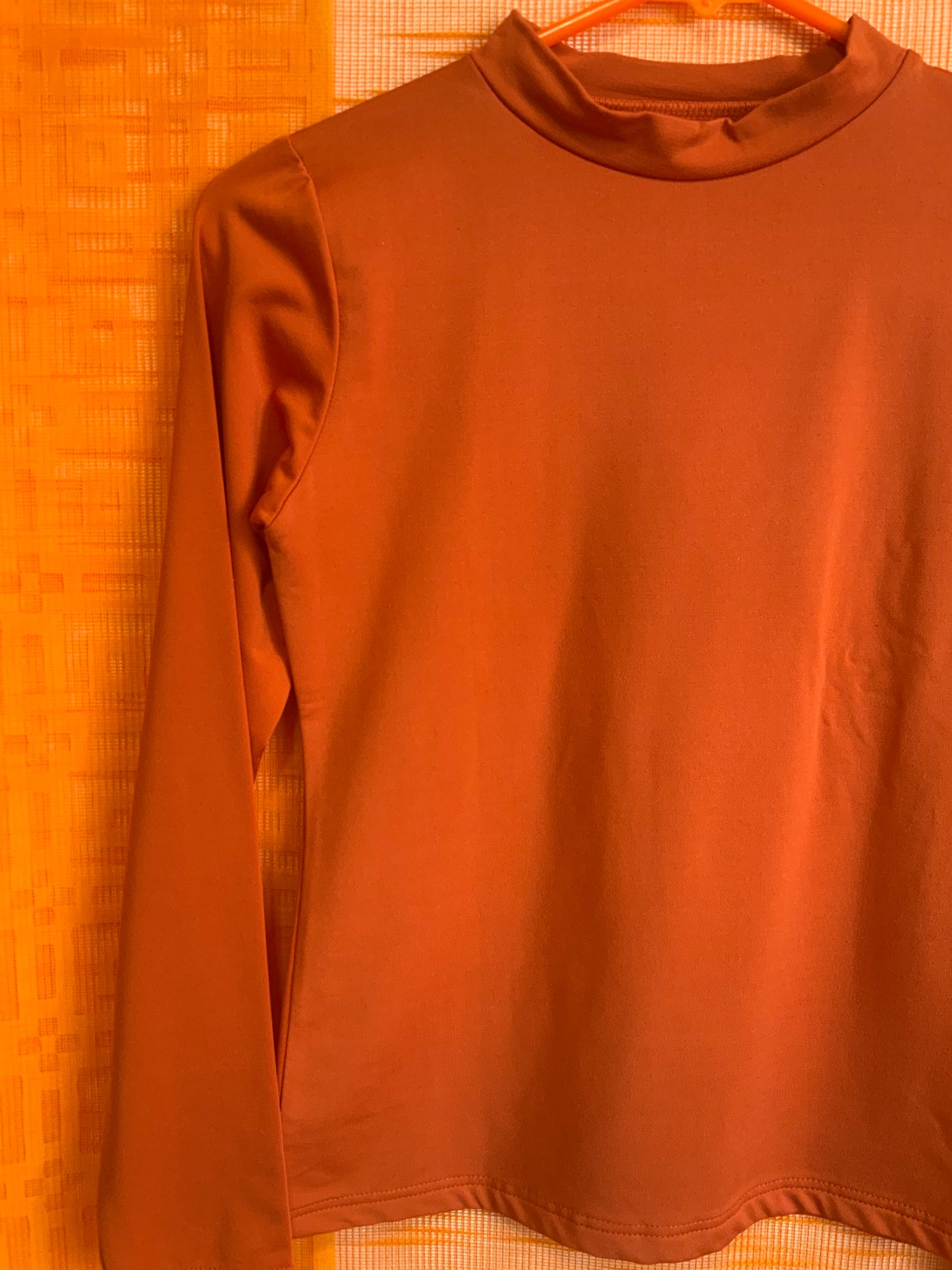 Top orange Élastique Vintage 1990- T38