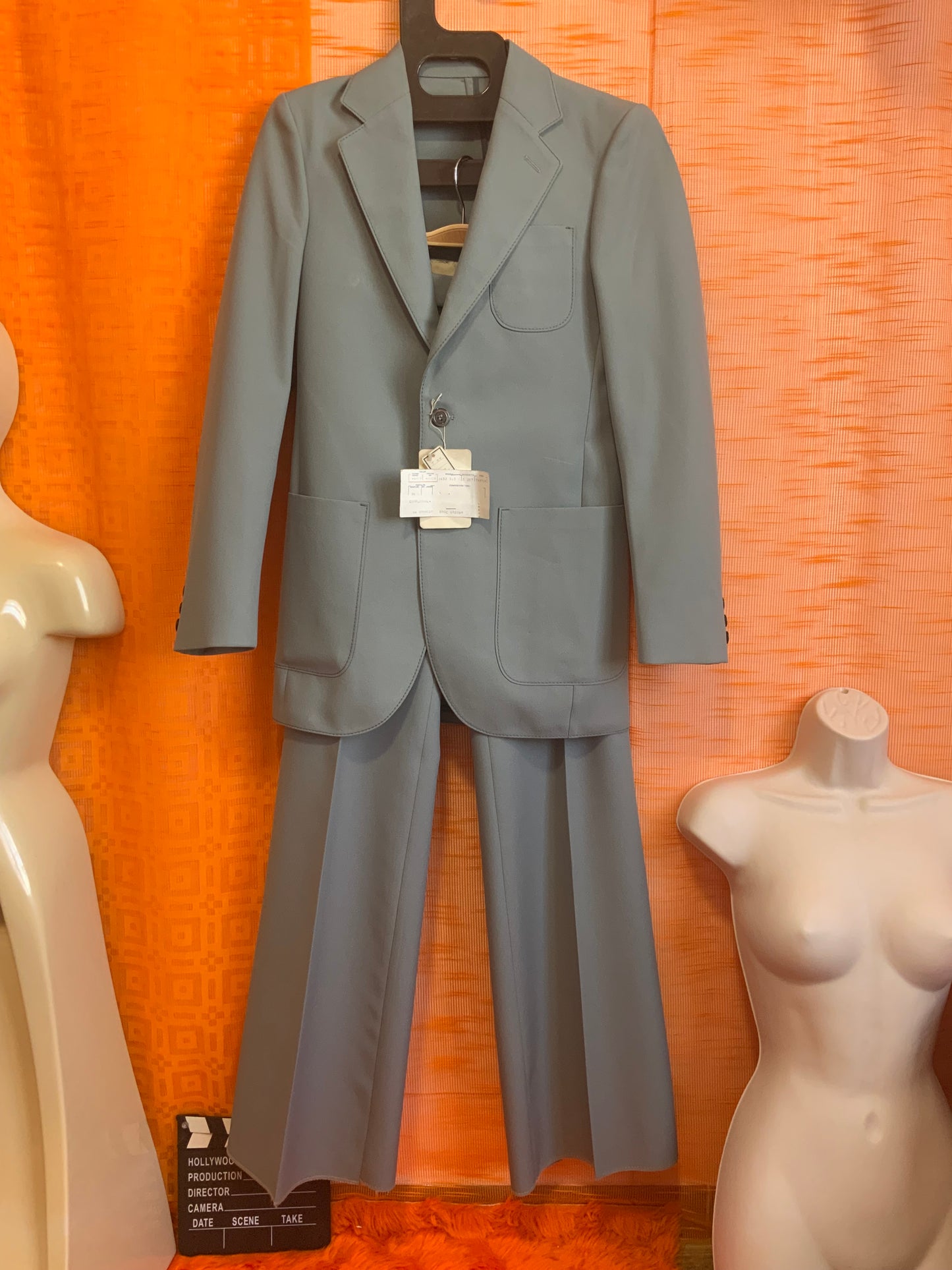 Ensemble costume pattes d’éléphant Neuf Vintage 1970 Rareté- T36
