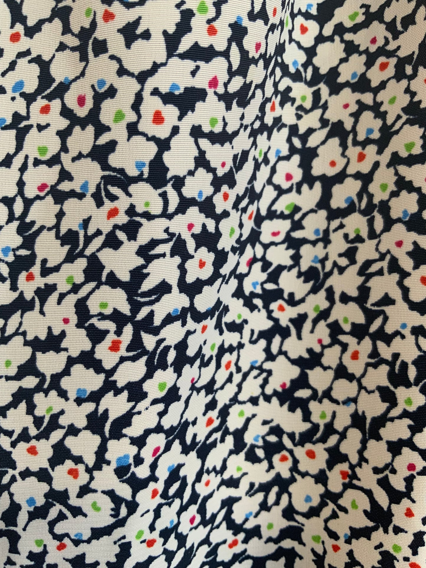 Chemisier à fleurs Vintage 1980 Épaulettes- T44