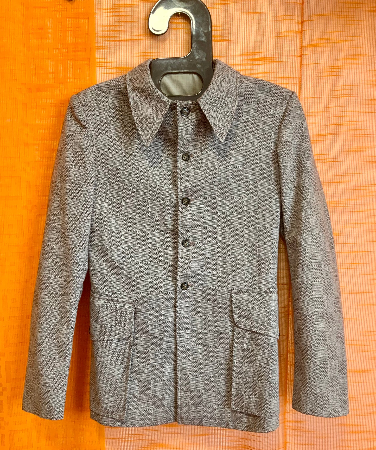 Sublime Tailleur Flare- Pelle à tartes Vintage 1970 Deadstock - T32