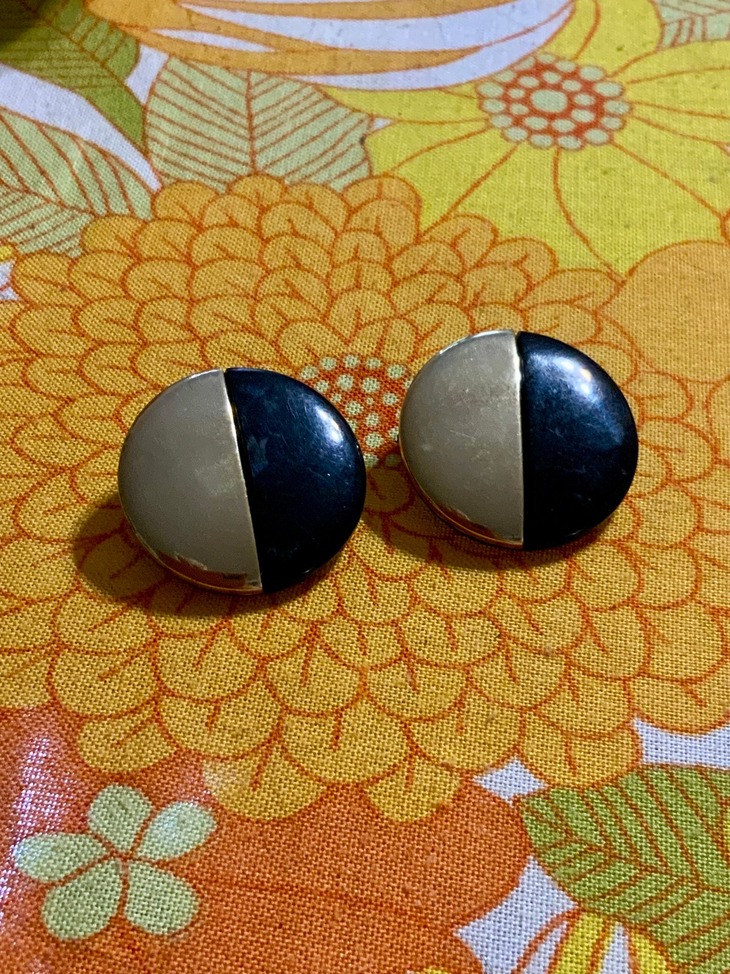 Boucles d’oreilles Disco Originales Vintage 1980 West Germany