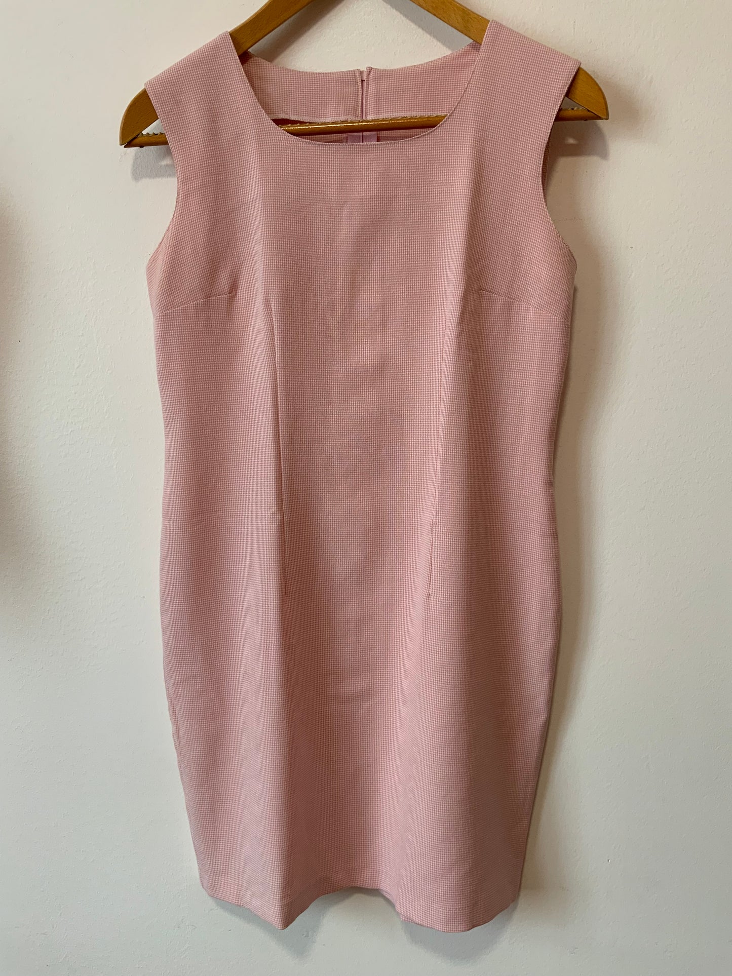 Ensemble Robe et Veste longue Vintage 1990 Carreaux pieds de poule Élégance - T40