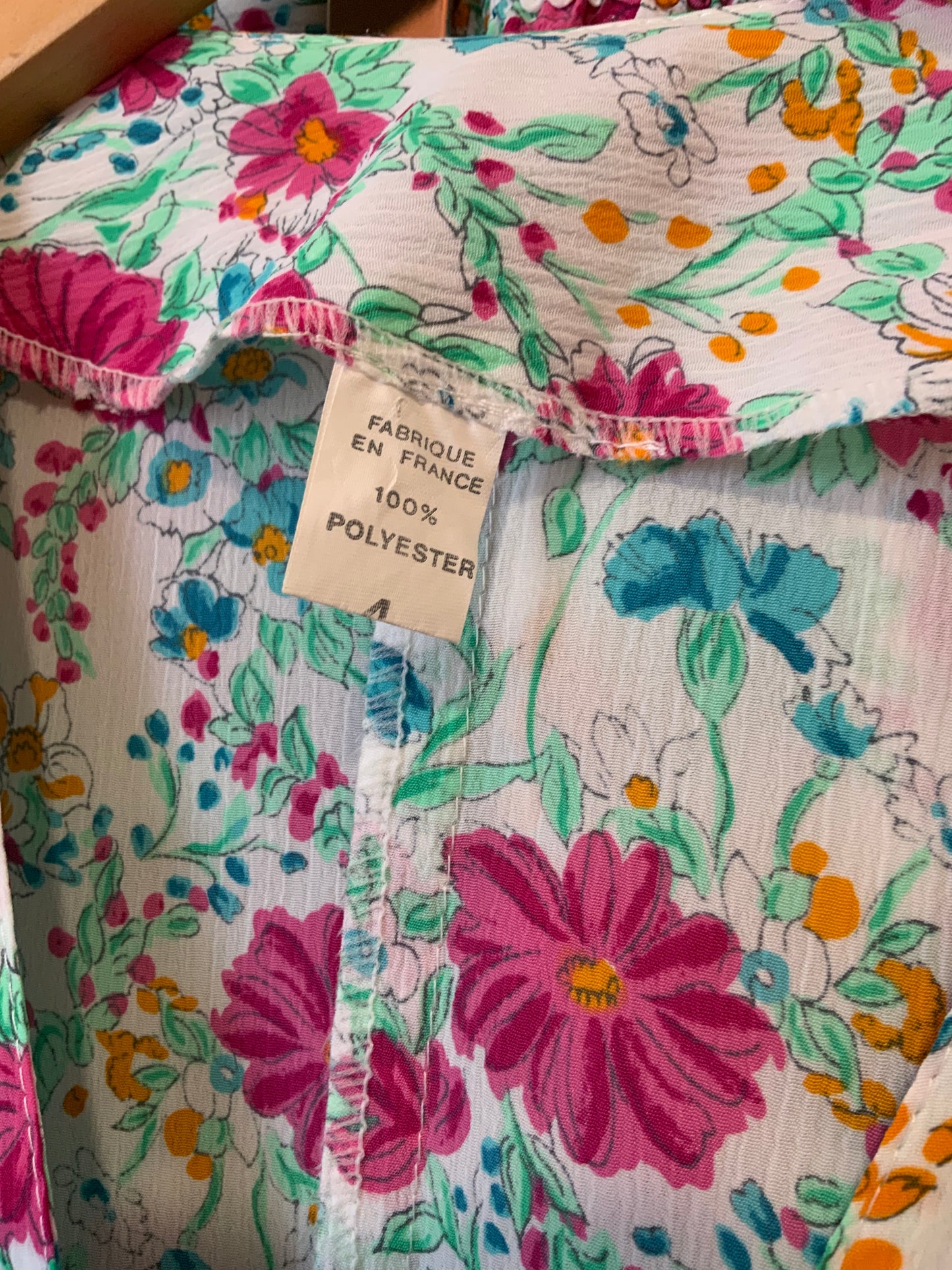Ensemble à fleurs Vintage Chic France - T46/48-