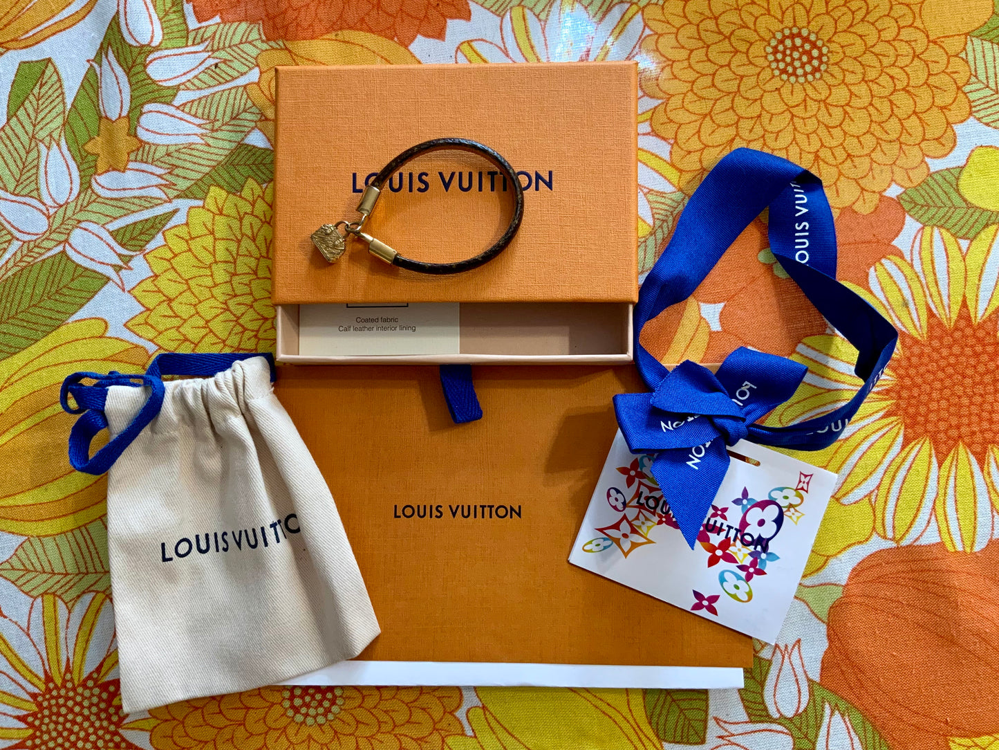 Bracelet Louis Vuitton Alma Cuir Monogrammé Luxe