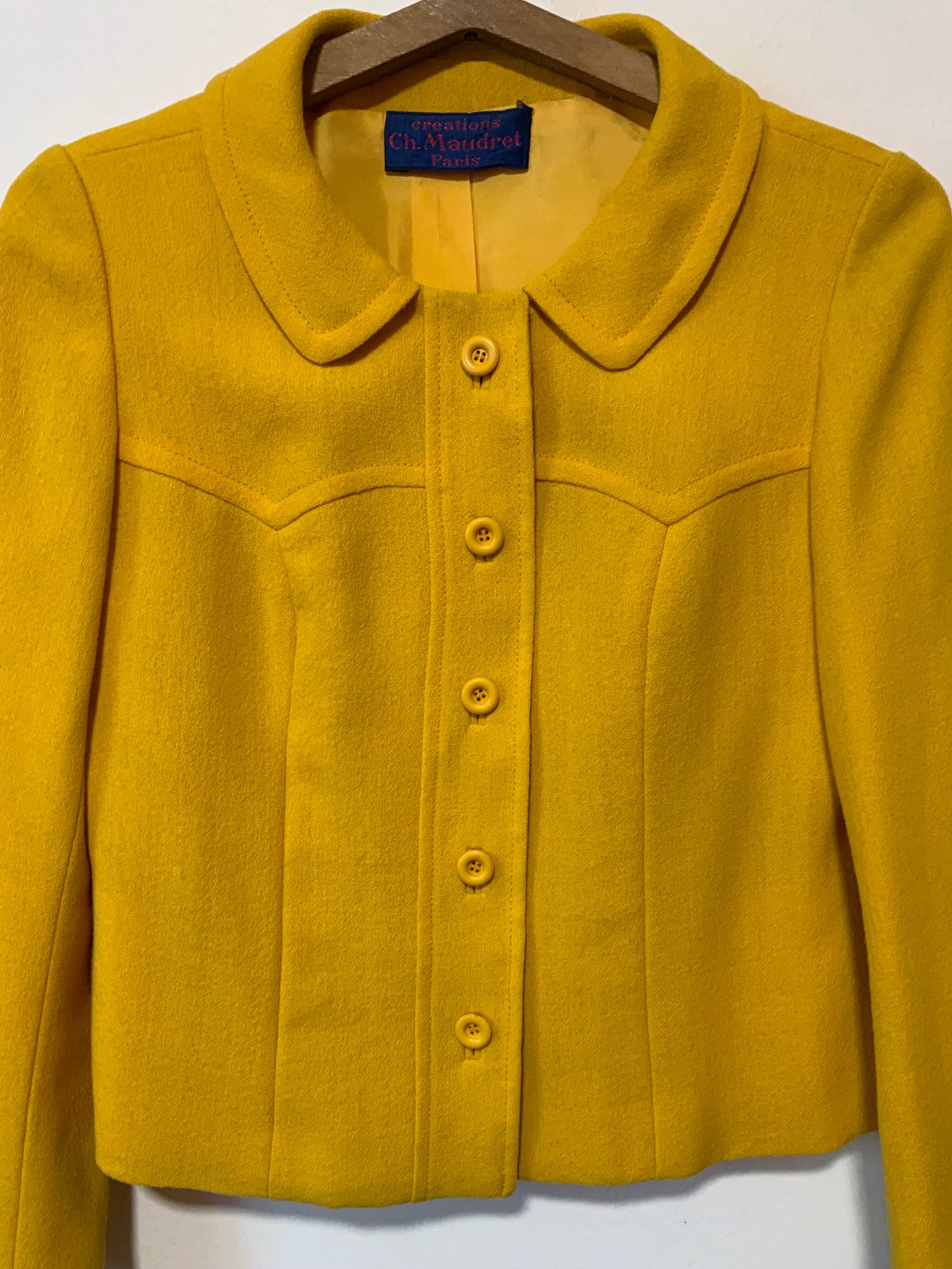 Très belle Veste Vintage 1970/80 Col Claudine