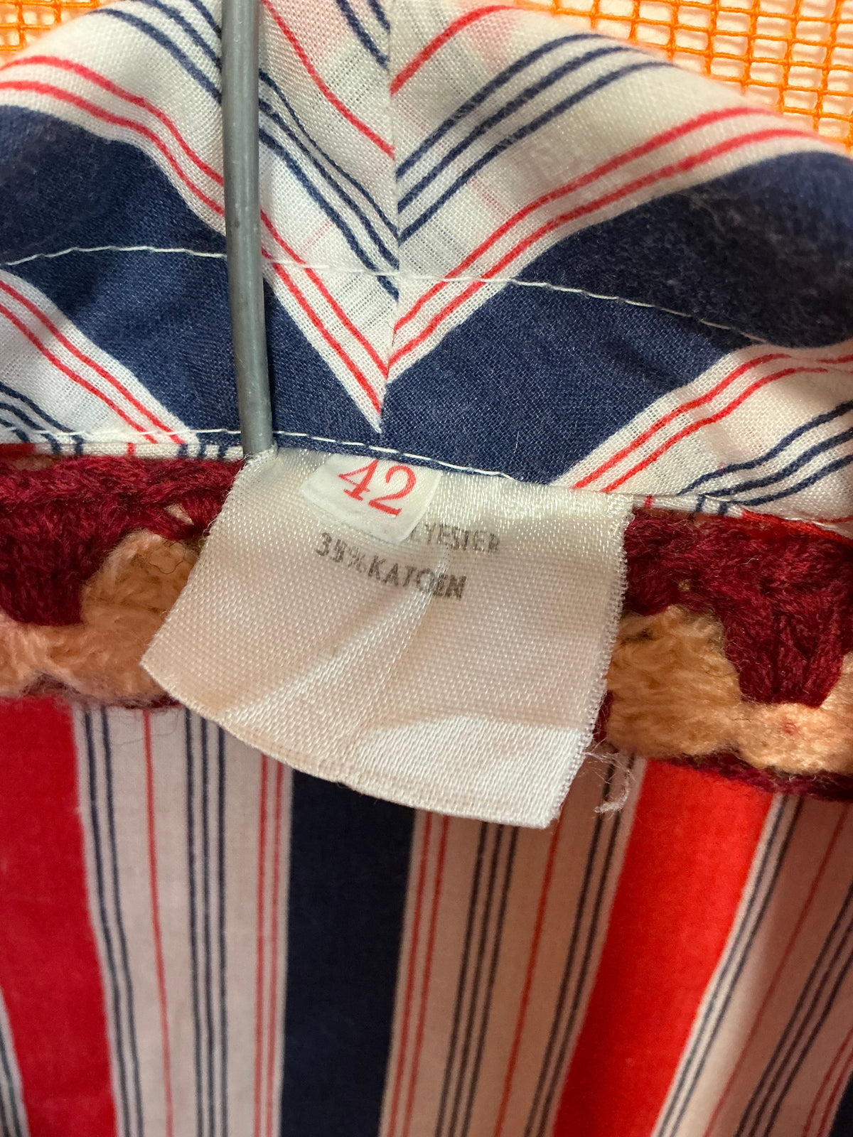 Chemisier Chic à rayures Vintage 1980- T38