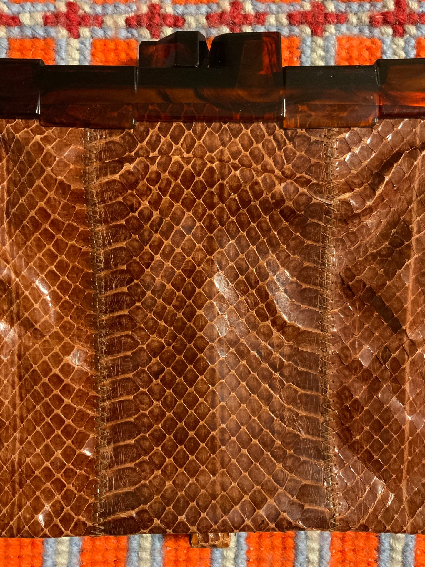 Pochette avec lien Python Vintage Années 60