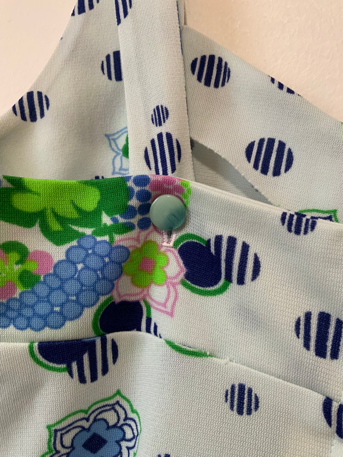 Robe à fleurs Vintage 1970-T38/40