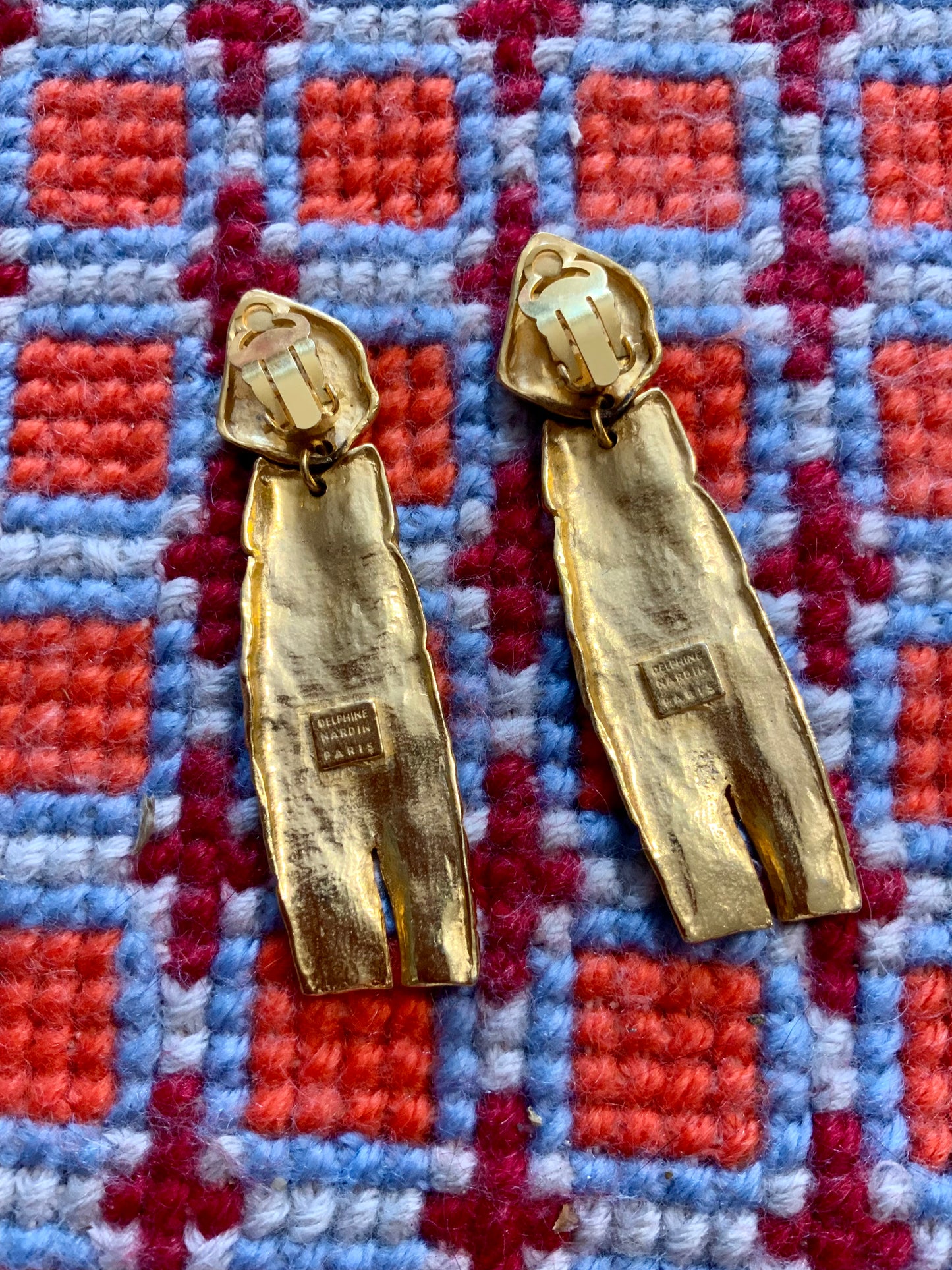 Boucles d’oreilles Delphine Nardin Paris Vintage Luxe.