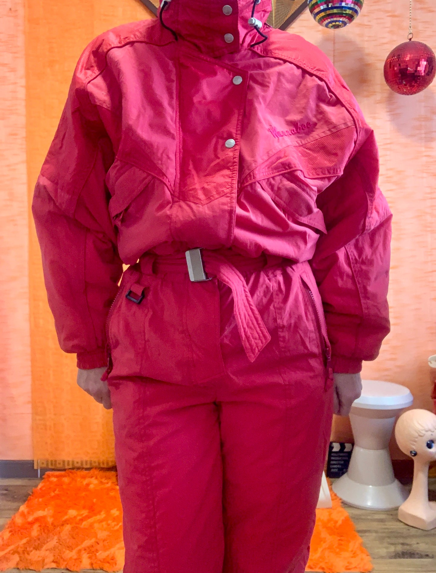 Combinaison de Ski Vintage 2000 Rouge 🌹