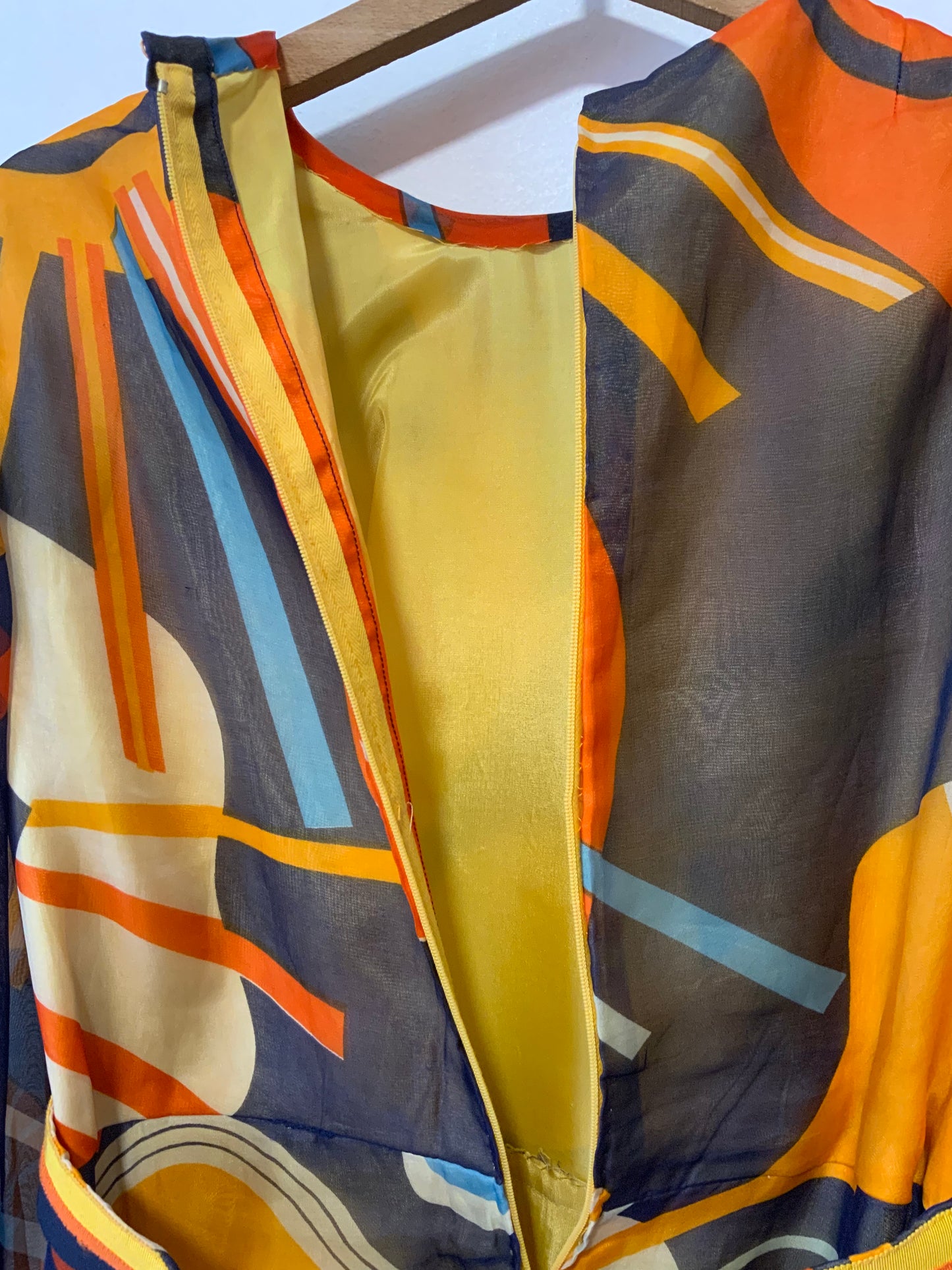 Fabuleuse Robe Confection main Seventies Vintage - T38